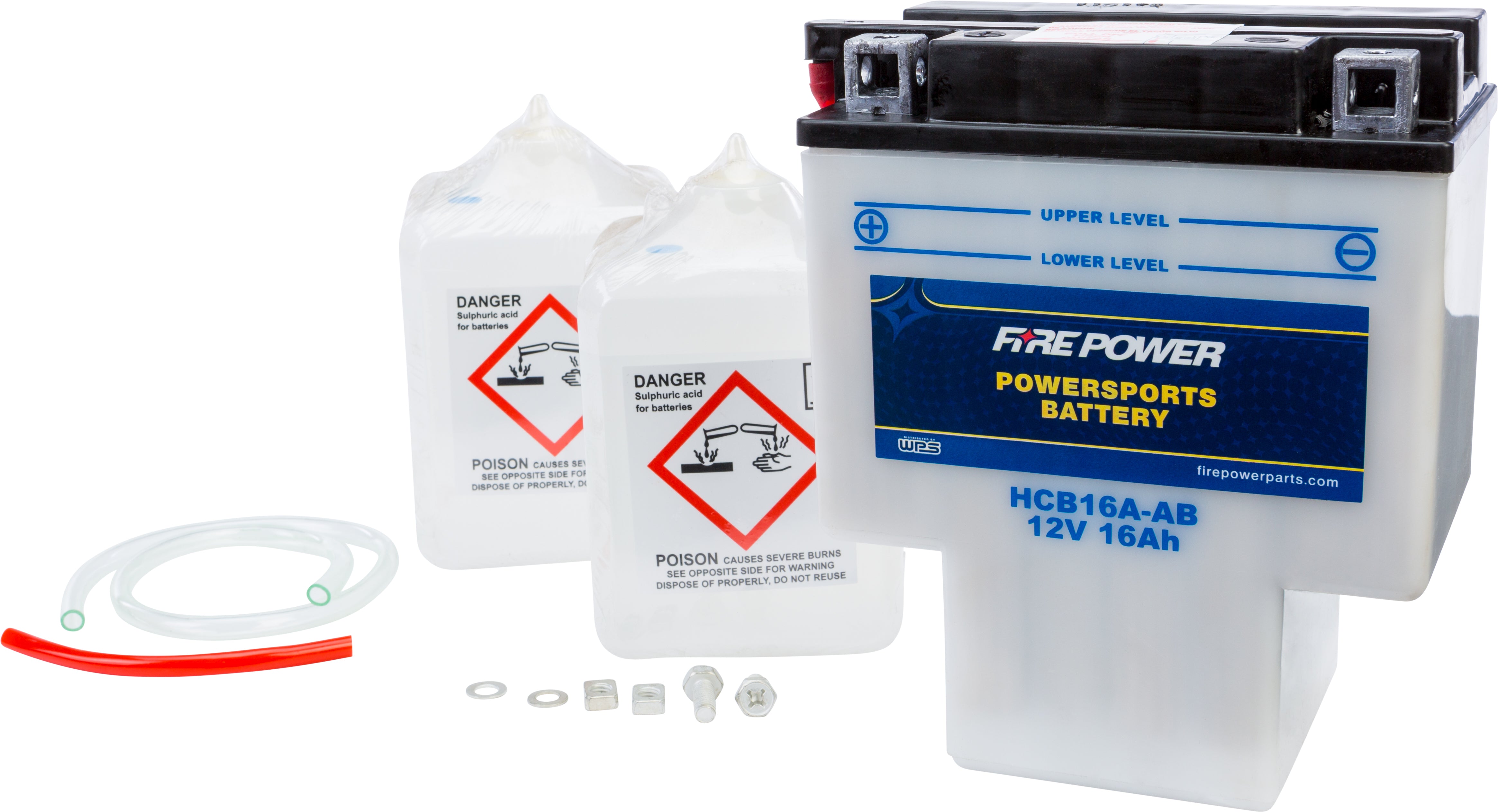 FIRE POWER - BATTERY W/ACID HCB16A-AB 12V HEAVY DUTY - HCB16A-AB