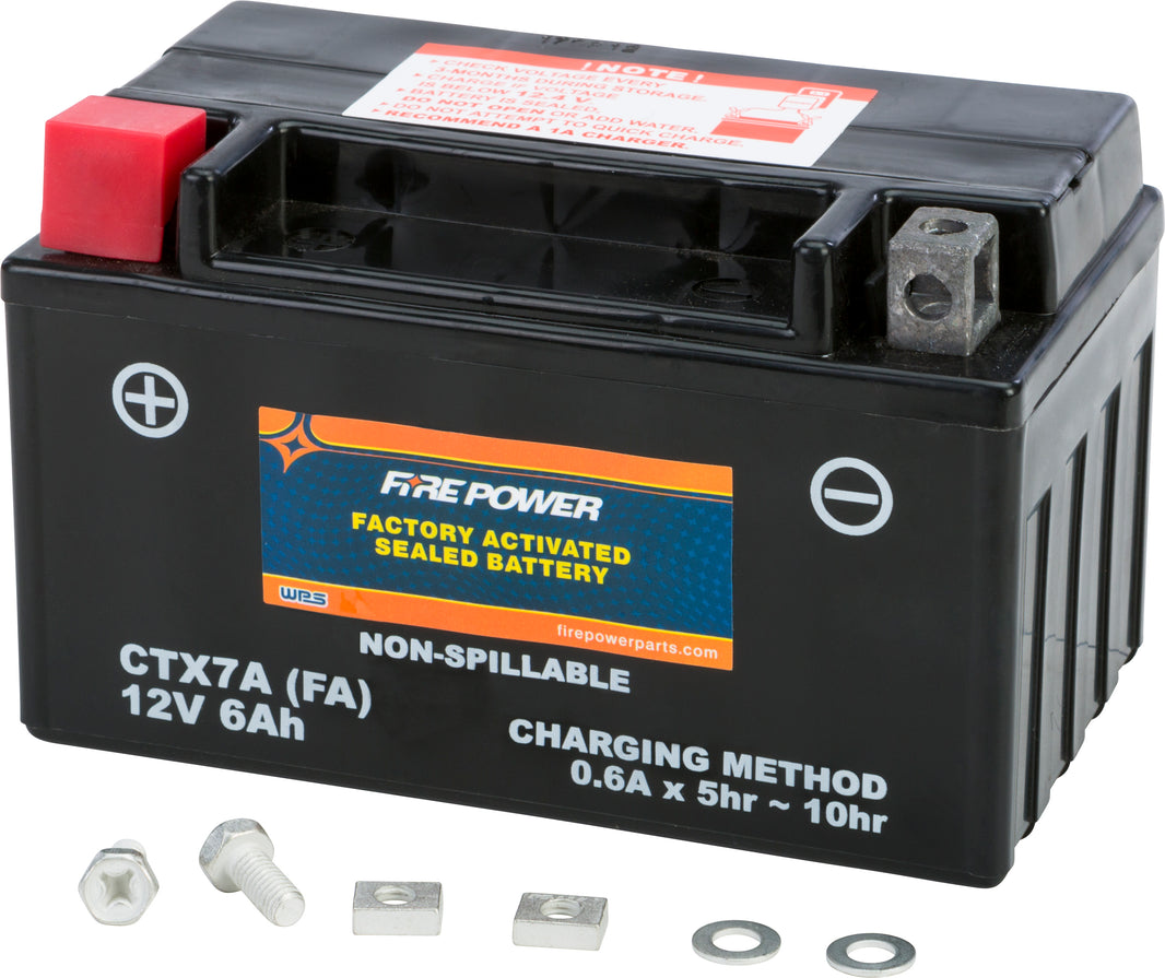FIRE POWER - BATTERY CTX7A SEALED FACTORY ACTIVATED - CTX7A-BS(FA)