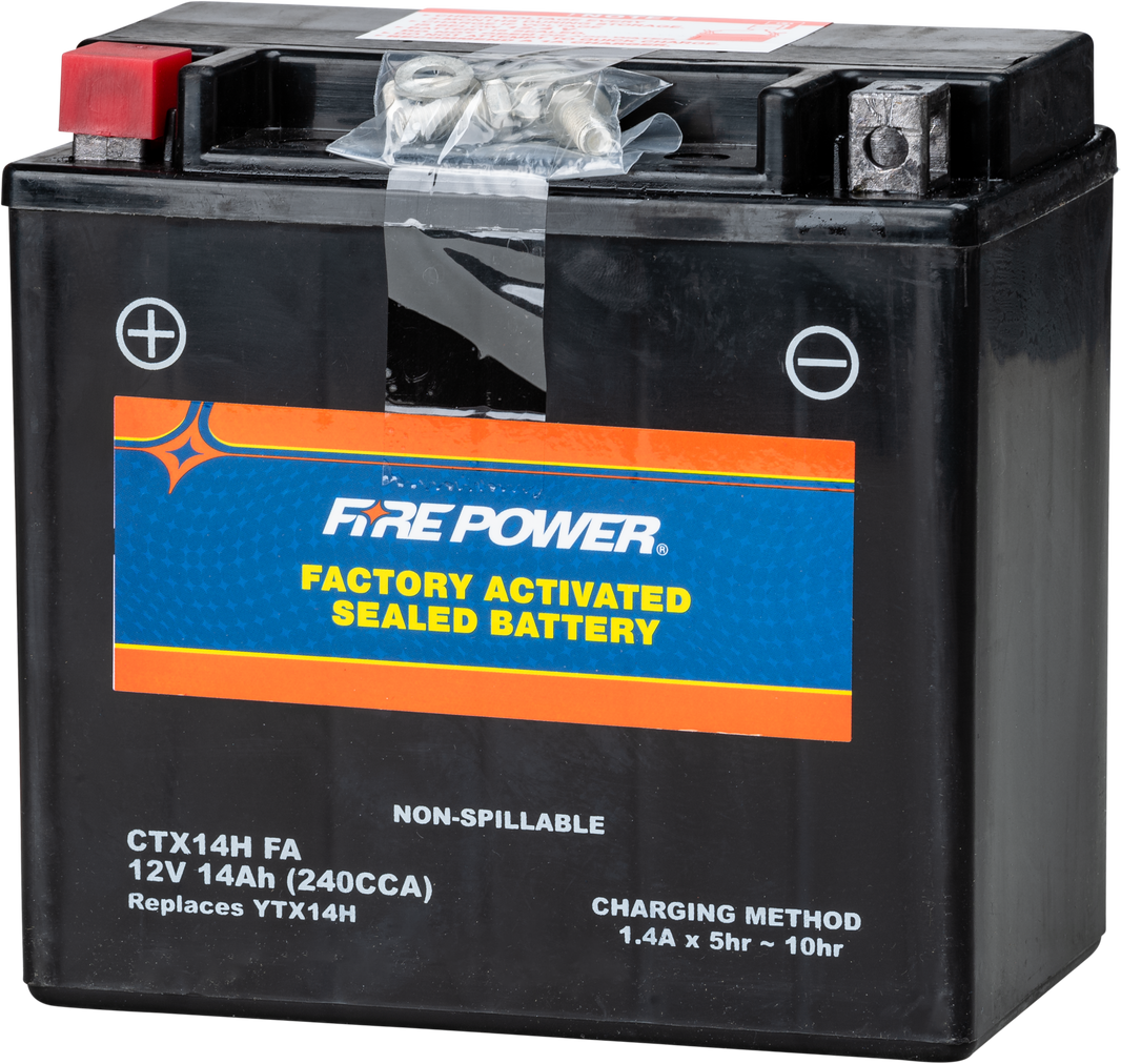 FIRE POWER - BATTERY CTX14H SEALED FACTORY ACTIVATED - CTX14H (FA)