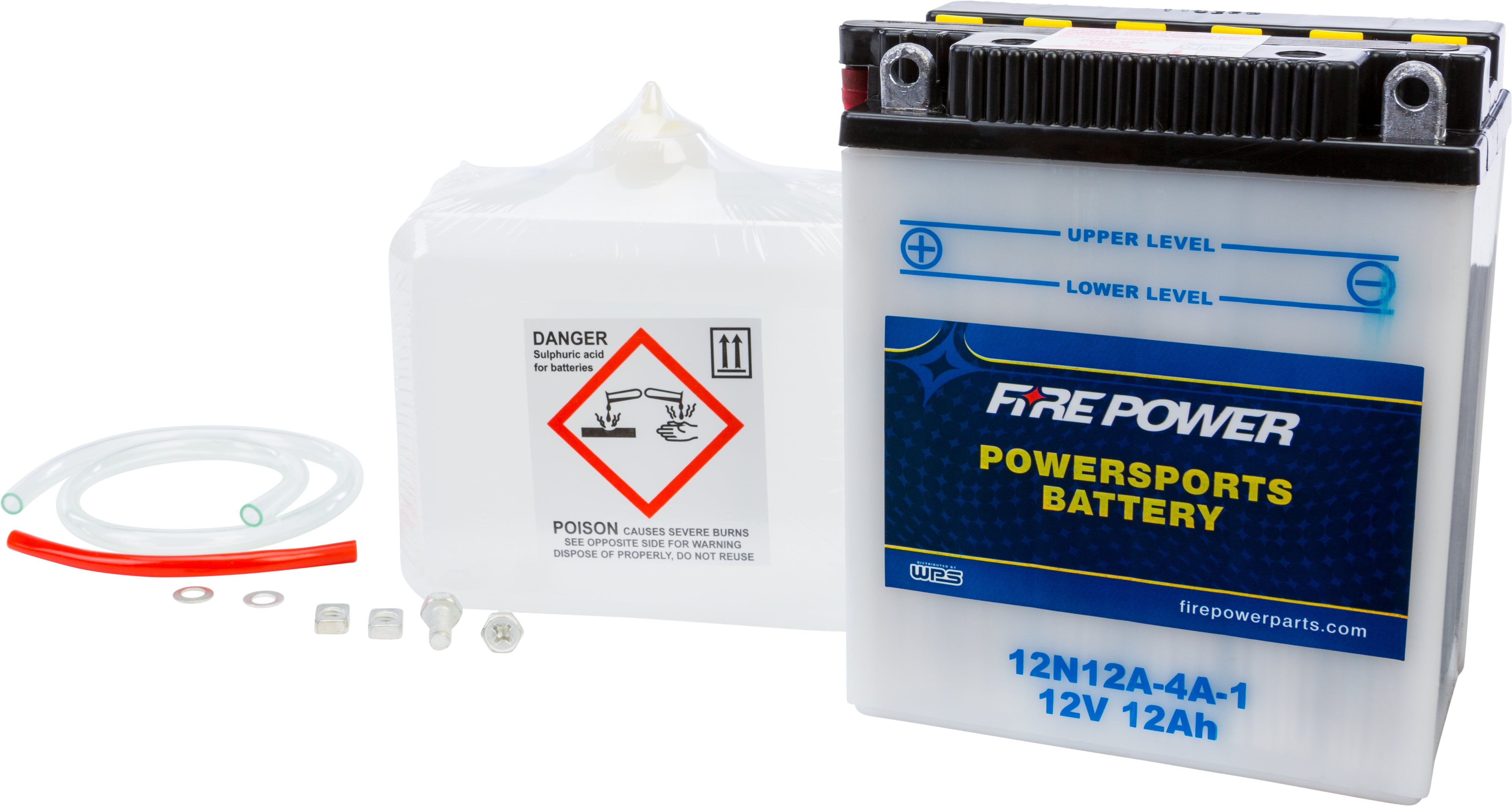 FIRE POWER - BATTERY W/ACID 12N12A-4A-1 12V - 12N12A-4A-1