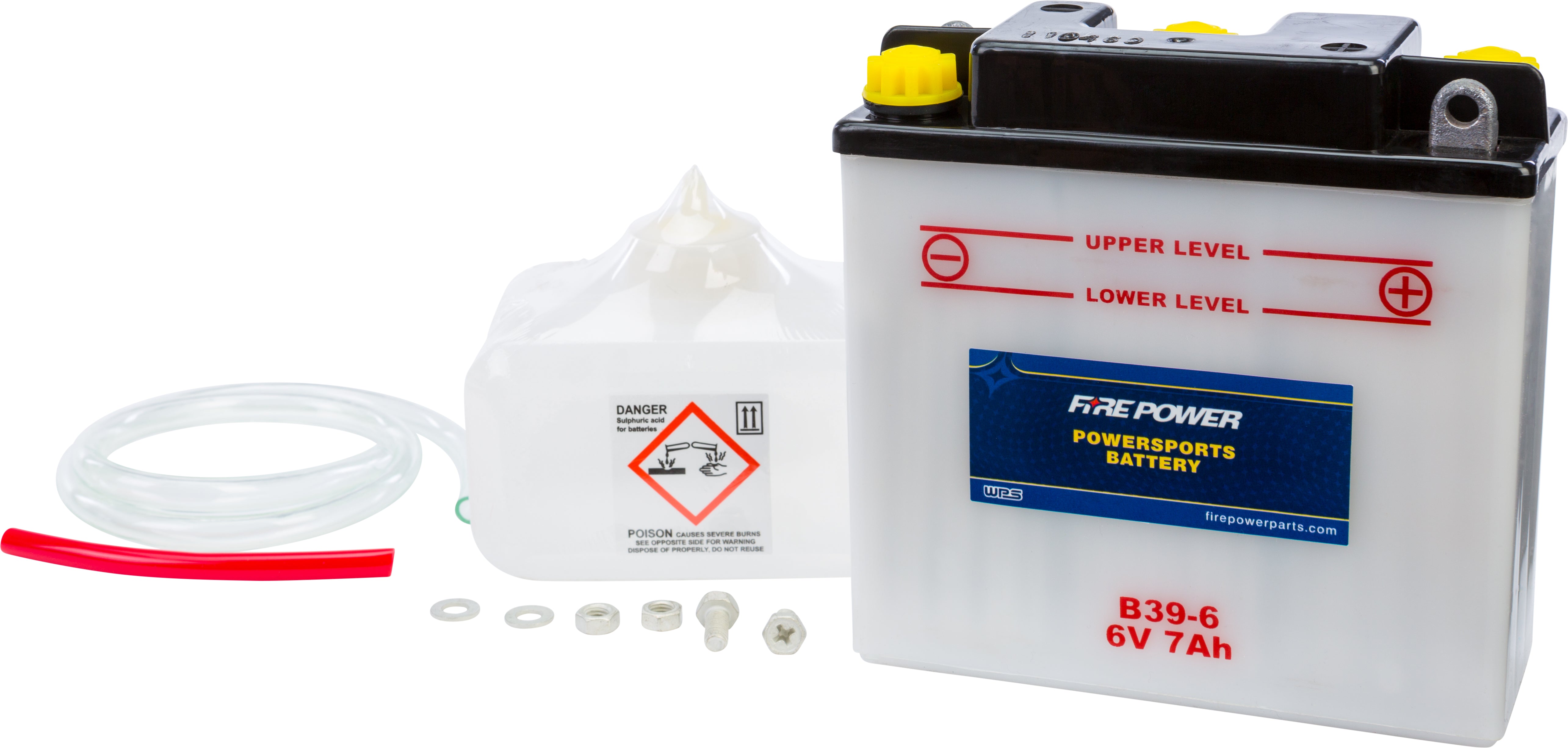 FIRE POWER - BATTERY W/ACID B39-6 6V - B39-6
