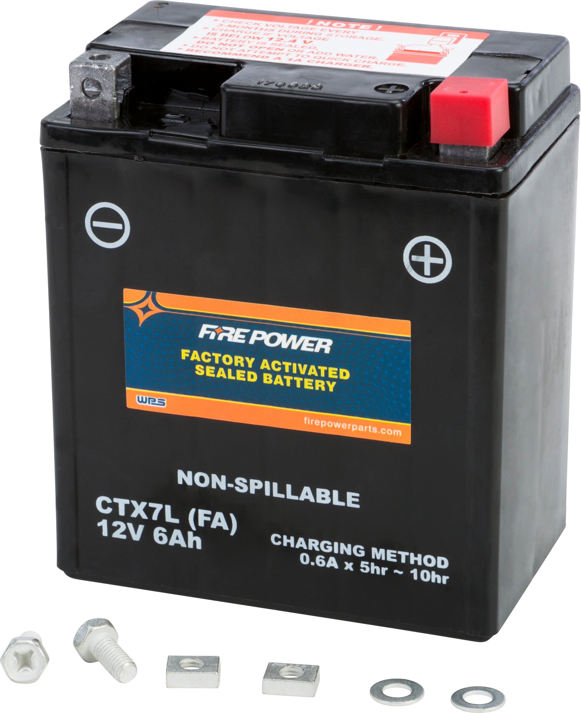 FIRE POWER - BATTERY CTX7L SEALED FACTORY ACTIVATED - CTX7L-BS (FA)