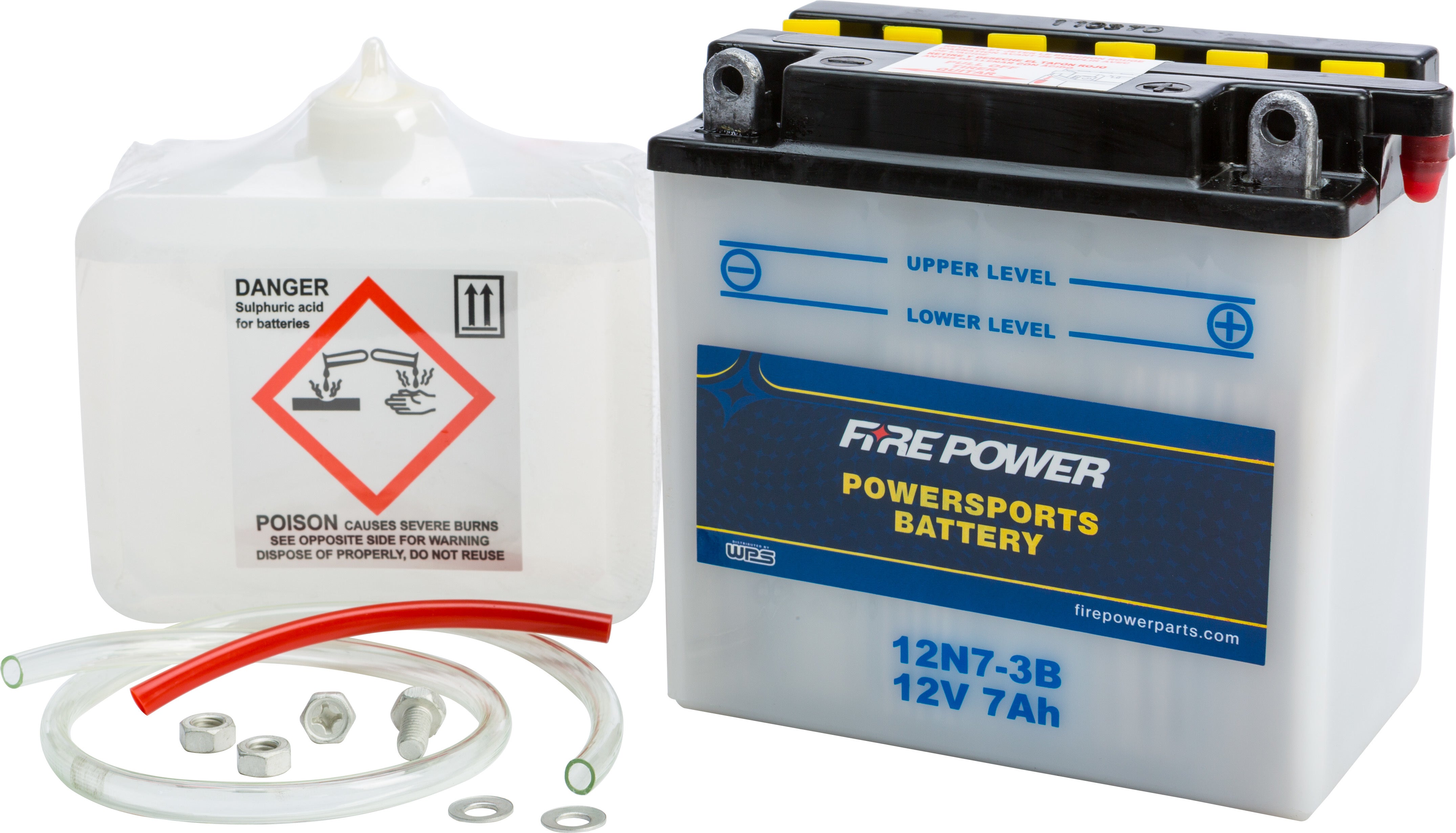 FIRE POWER - BATTERY W/ACID 12N7-3B 12V - 12N7-3B