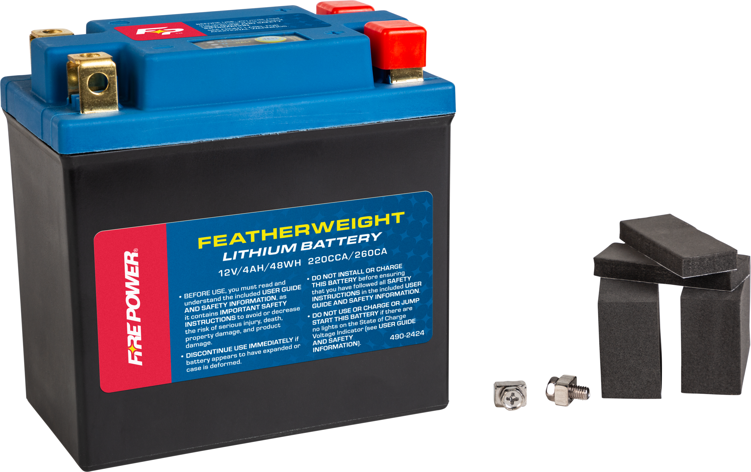 FIRE POWER - FEATHERWEIGHT LITHIUM BATTERY 220 CCA 12V/48WH - HJTX14AHQ-FP-B