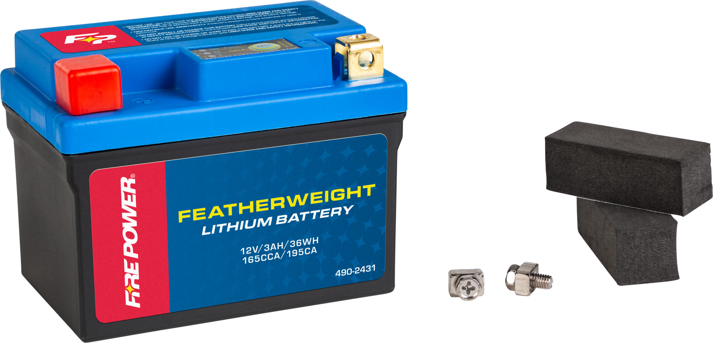 FIRE POWER - FEATHERWEIGHT LITHIUM BATTERY 165 CCA 12V/36WH - LFP02-B