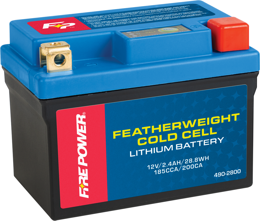 FIRE POWER - COLDWEATHER LITHIUM BATTERY 185 CCA HJTZ7S-FP-B-C - HJTZ5S-FPP-B-C