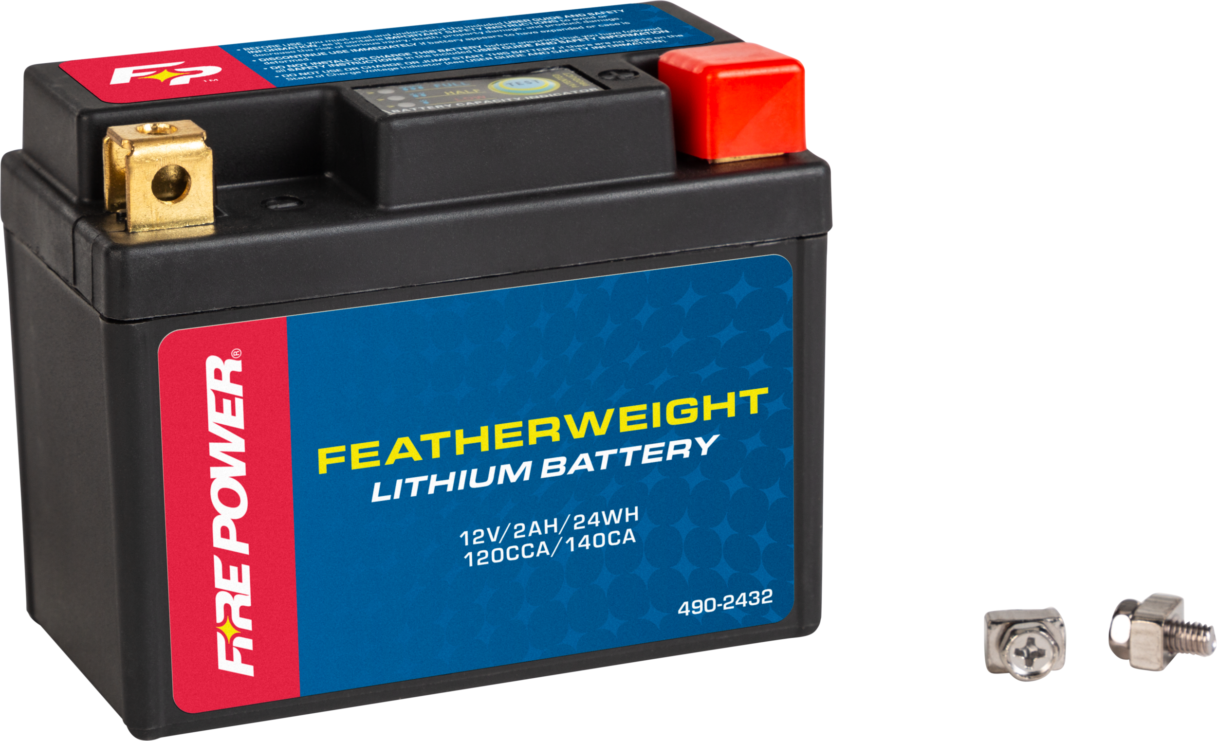 FIRE POWER - FEATHERWEIGHT LITHIUM BATTERY 120 CCA 12V/24WH - LFP03L-B