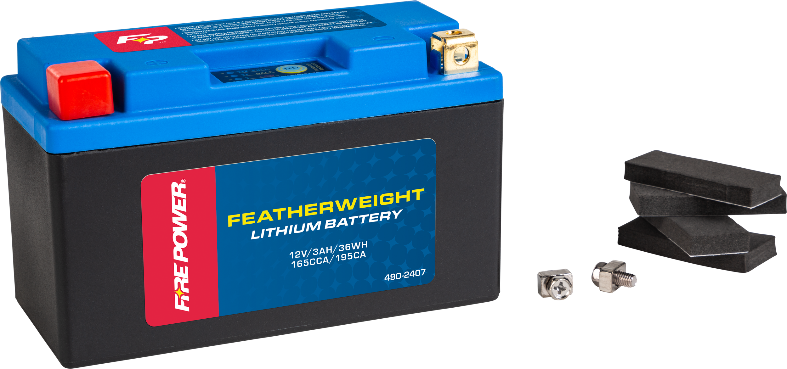 FIRE POWER - FEATHERWEIGHT LITHIUM BATTERY 165 CCA 12V/36WH - HJT9B-FP-B