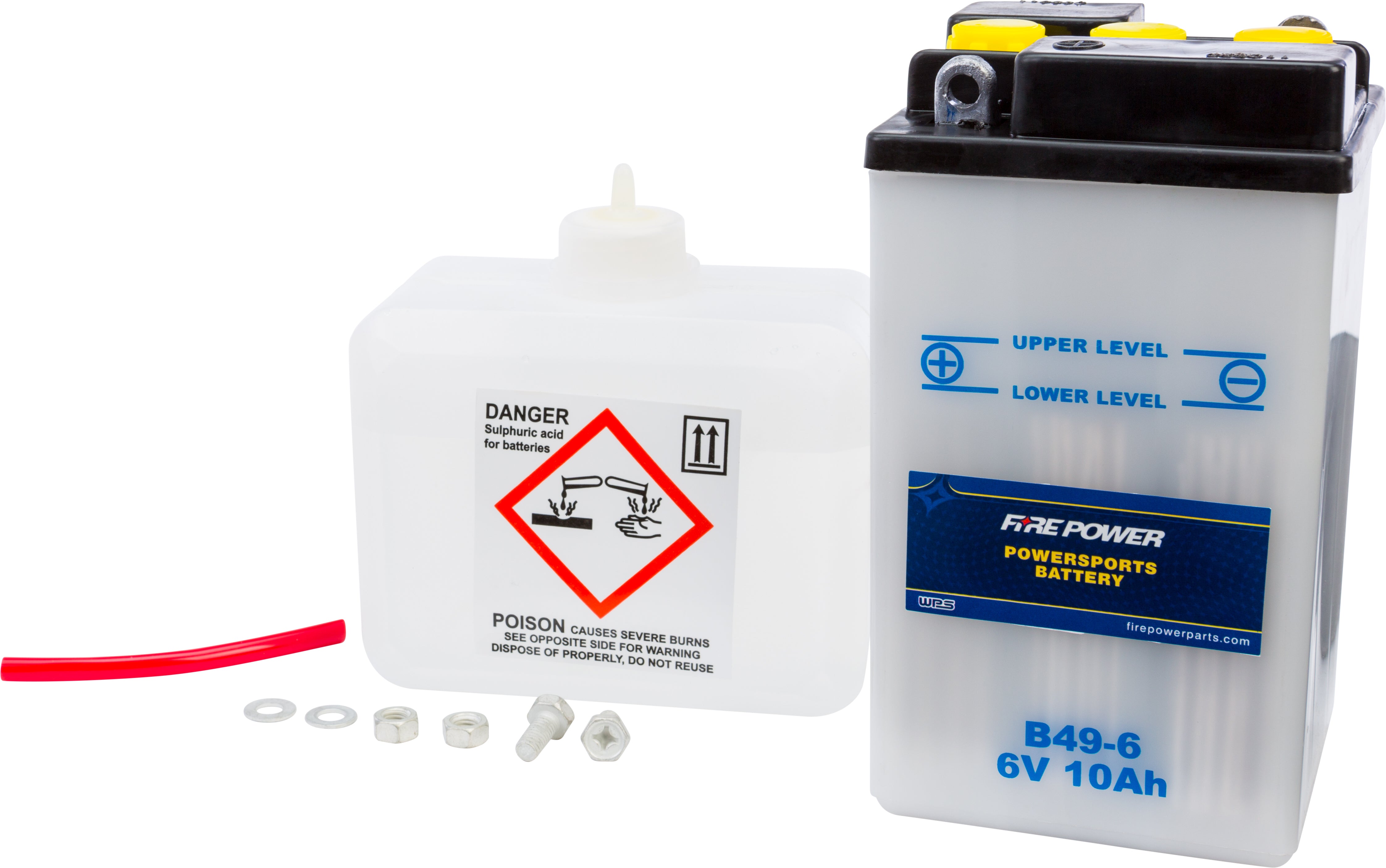 FIRE POWER - BATTERY W/ACID B49-6 6V - B49-6