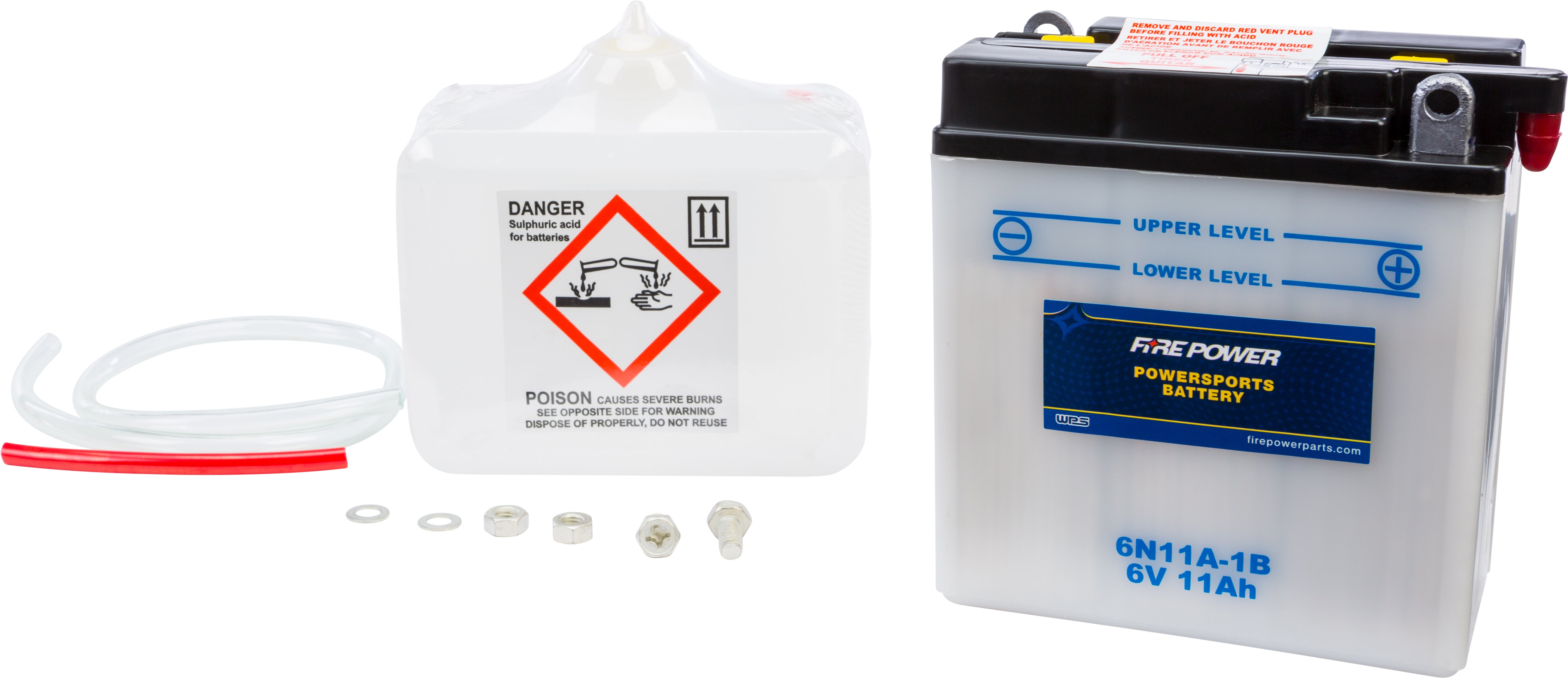 FIRE POWER - BATTERY W/ACID 6N11A-1B 6V - 6N11A-1B