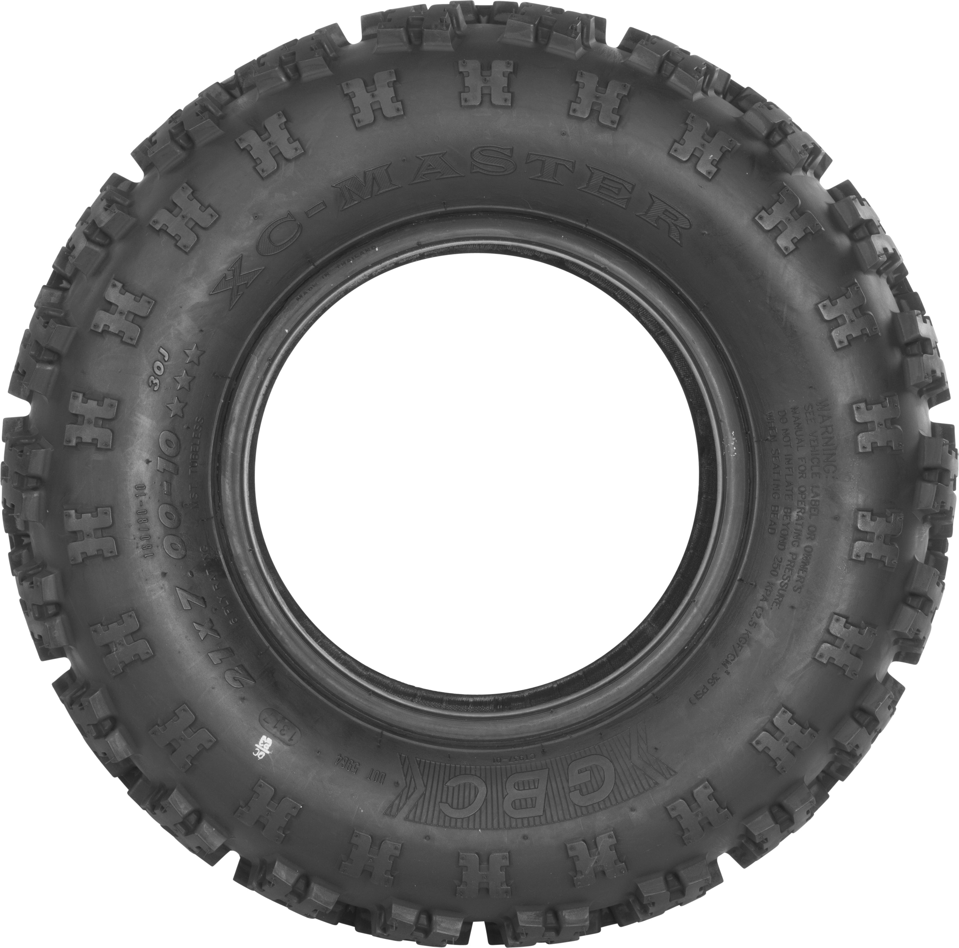 GBC - TIRE XC MASTER FRONT 21X7-10 BIAS LR235LBS - AR102107XM