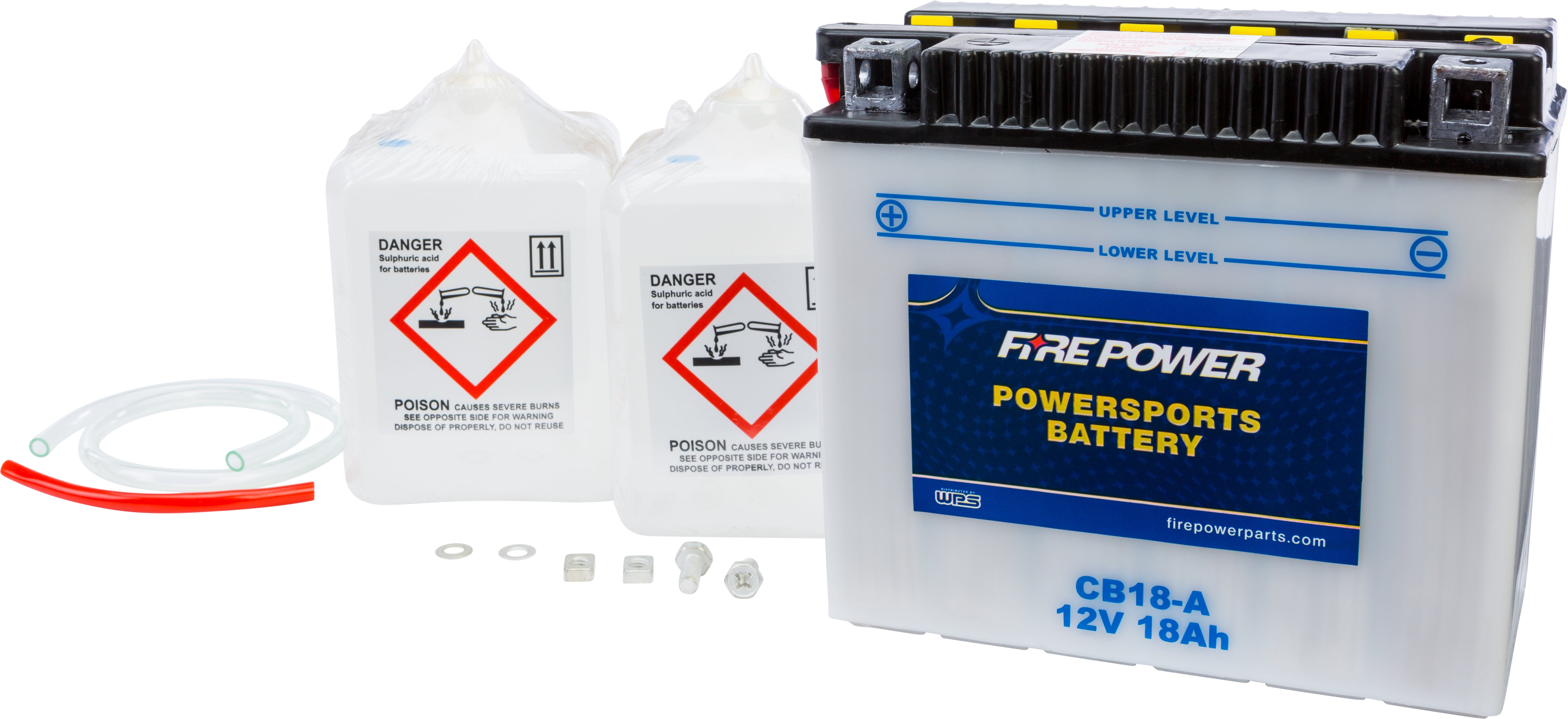 FIRE POWER - BATTERY W/ACID CB18-A 12V HEAVY DUTY - CB18-A