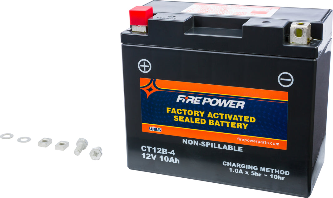 FIRE POWER - BATTERY CT12B-4 SEALED FACTORY ACTIVATED - CT12B-4