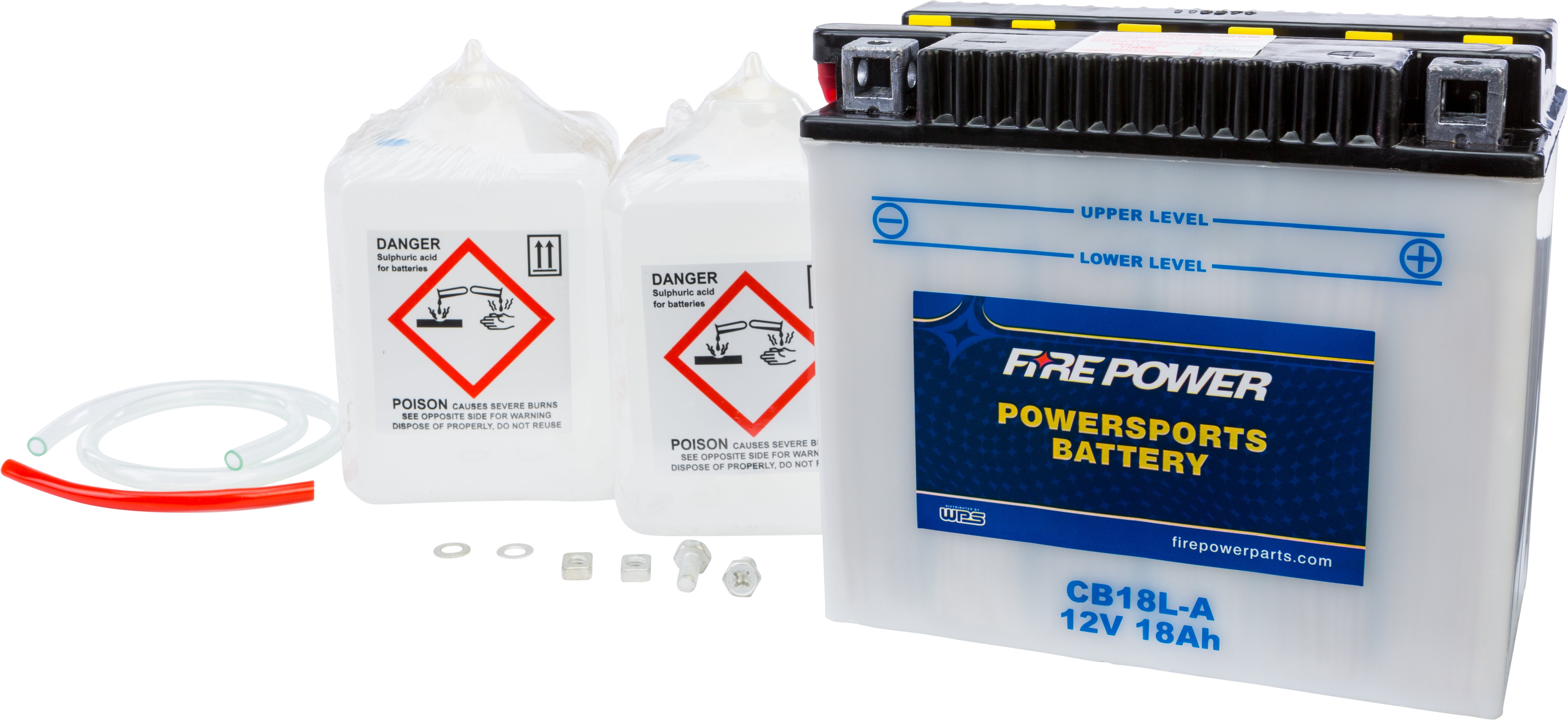 FIRE POWER - BATTERY W/ACID CB18L-A 12V HEAVY DUTY - CB18L-A