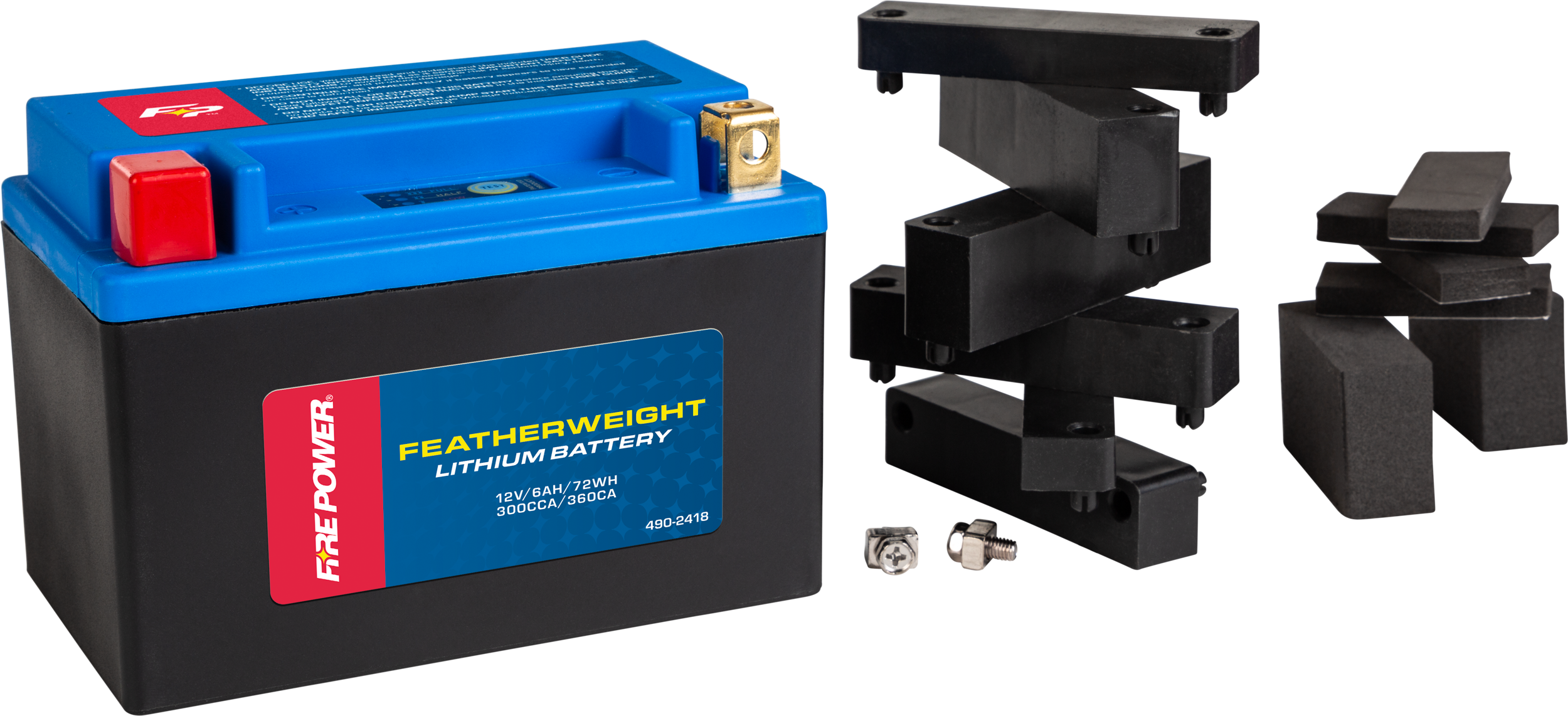 FIRE POWER - FEATHERWEIGHT LITHIUM BATTERY 300 CCA 12V/72WH - HJTX20CH-FP-B