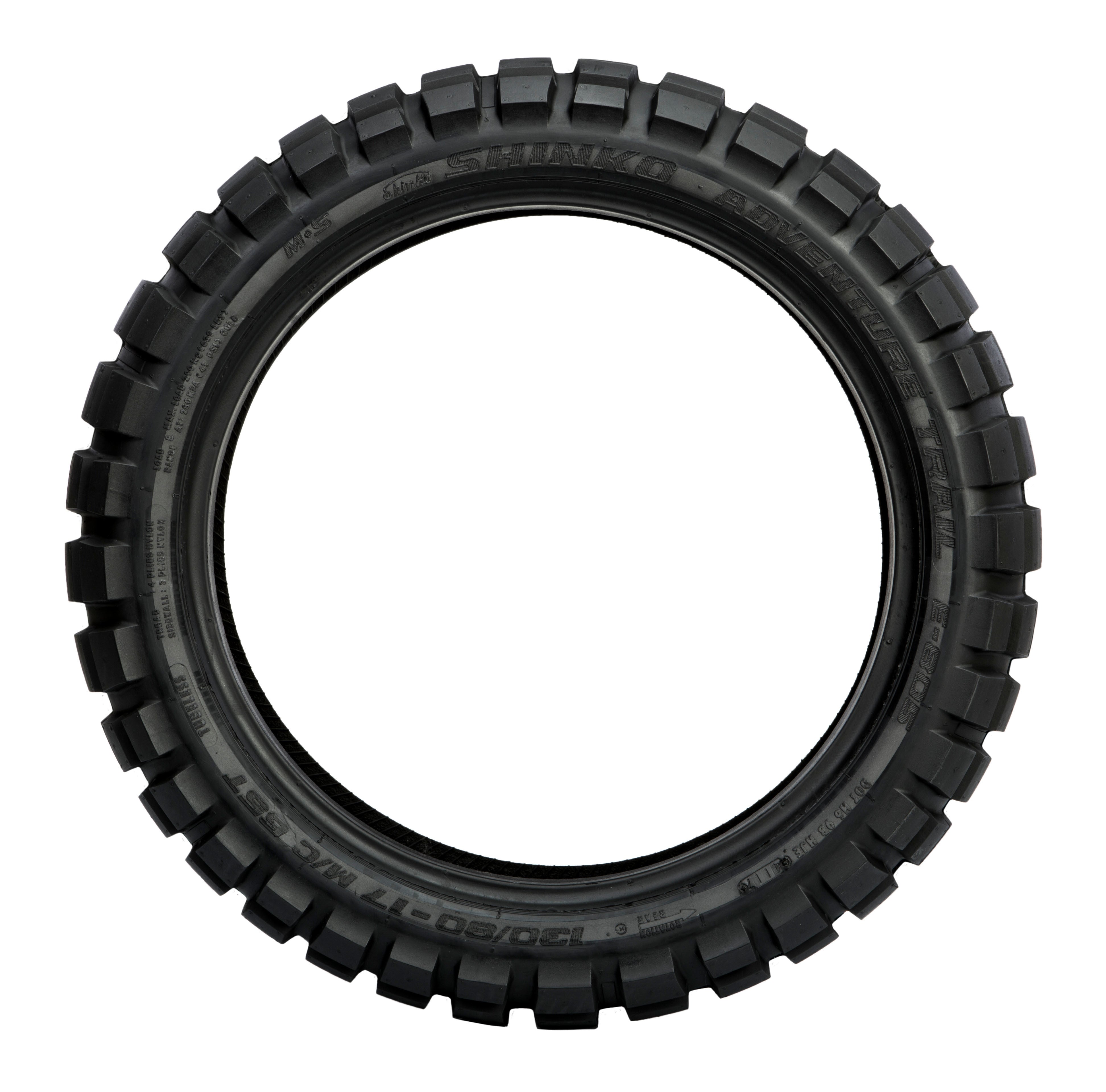SHINKO - TIRE 805 DUAL SPORT REAR REF 130/80-17 65T BIAS TL REF - 87-4716