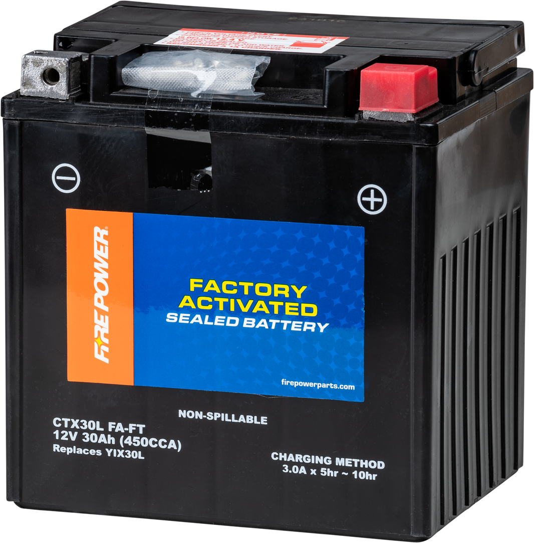 FIRE POWER - BATTERY CTX30L (FA) FT SEALED FACTORY ACTIVATED - CTX30L (FA) FT