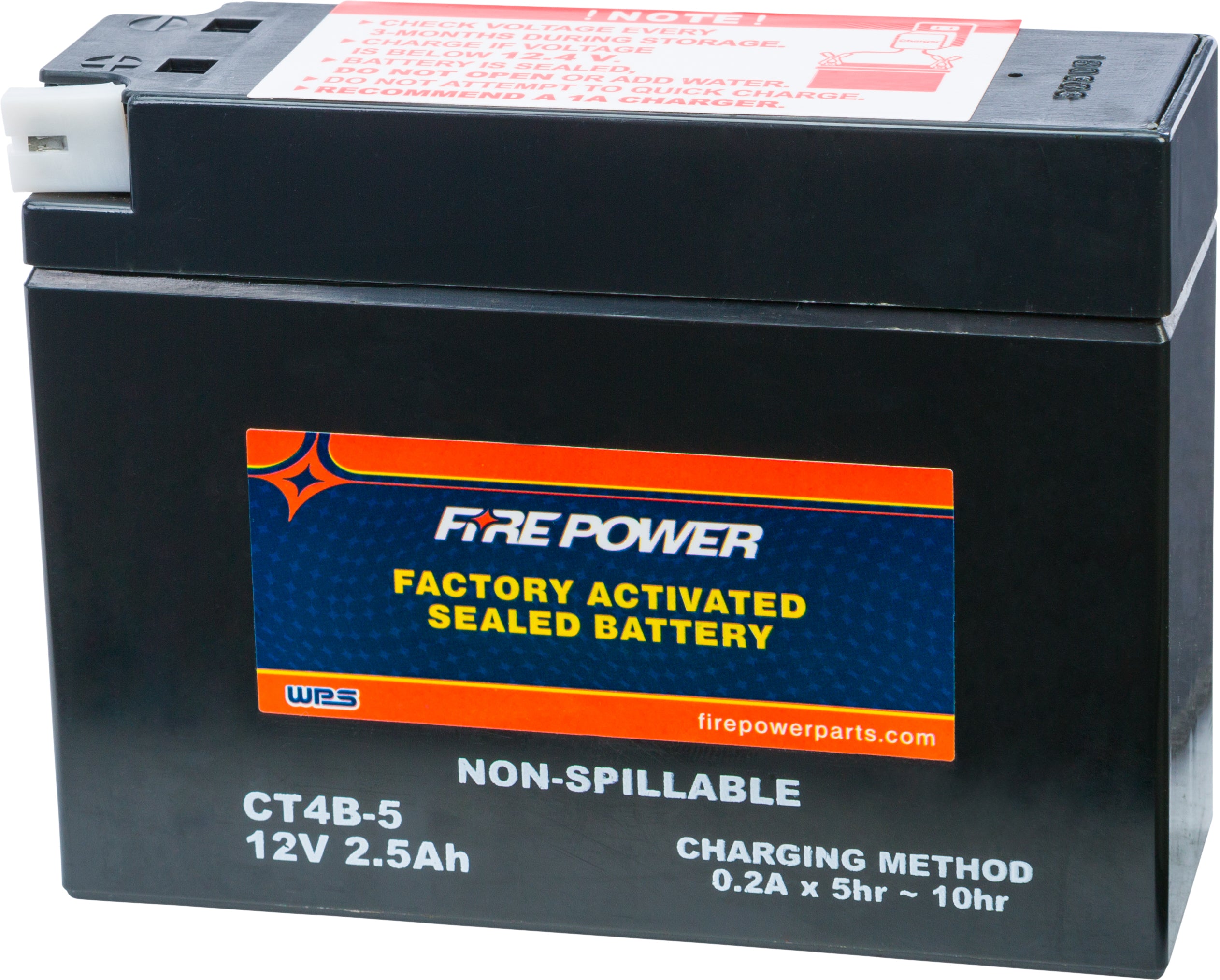 FIRE POWER - BATTERY CT4B-5 SEALED FACTORY ACTIVATED - CT4B-5