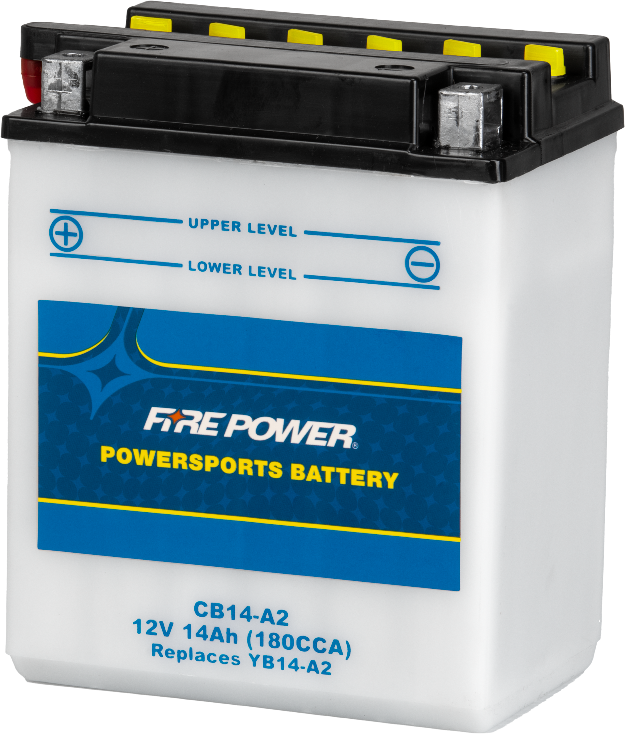 FIRE POWER - BATTERY W/ACID CB14-A2 12V HEAVY DUTY - CB14-A2