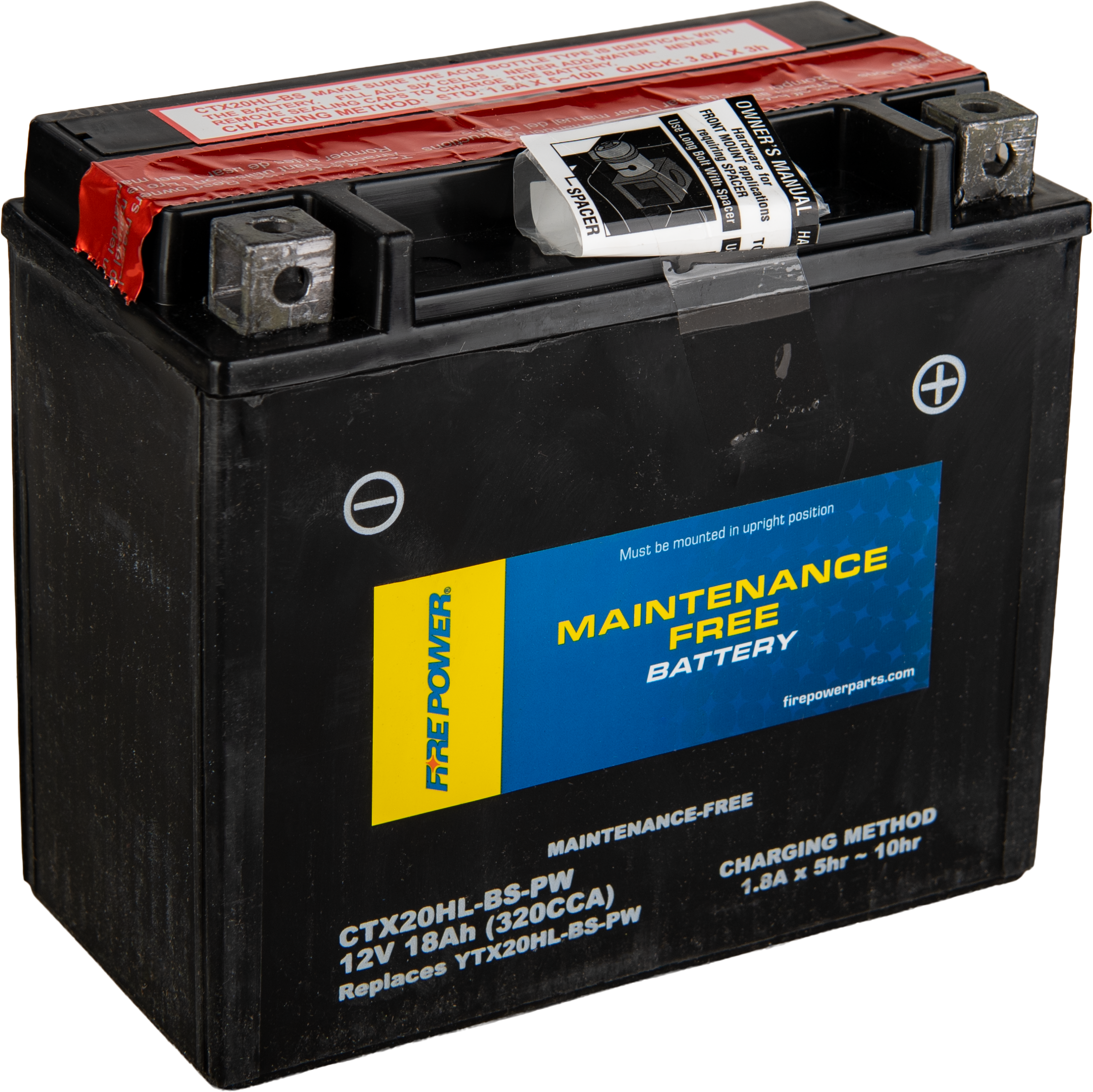 FIRE POWER - BATTERY CTX20HL-BS-PW MAINTENANCE FREE - CTX20HL-BS-PW