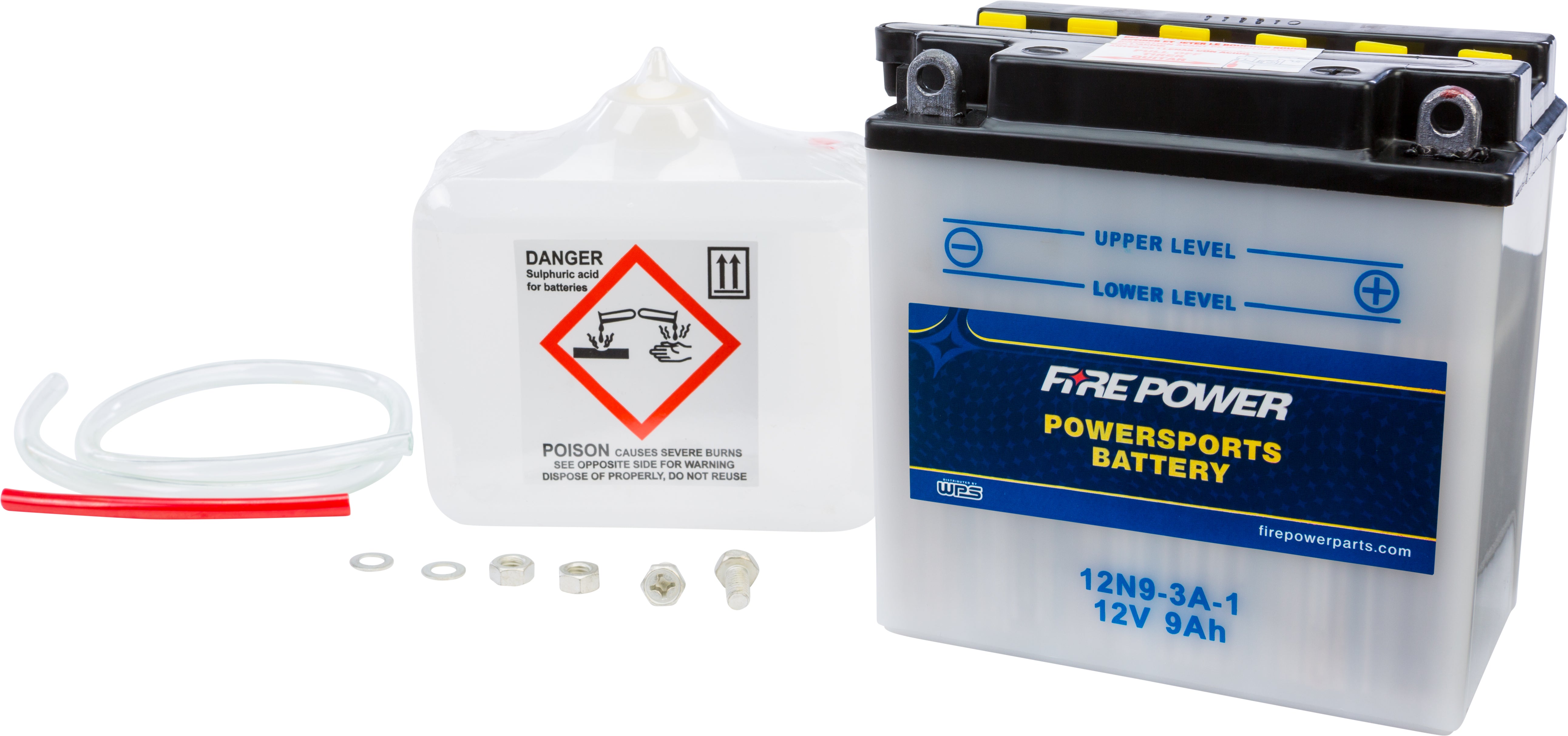 FIRE POWER - BATTERY W/ACID 12N9-3A-1 12V - 12N9-3A-1
