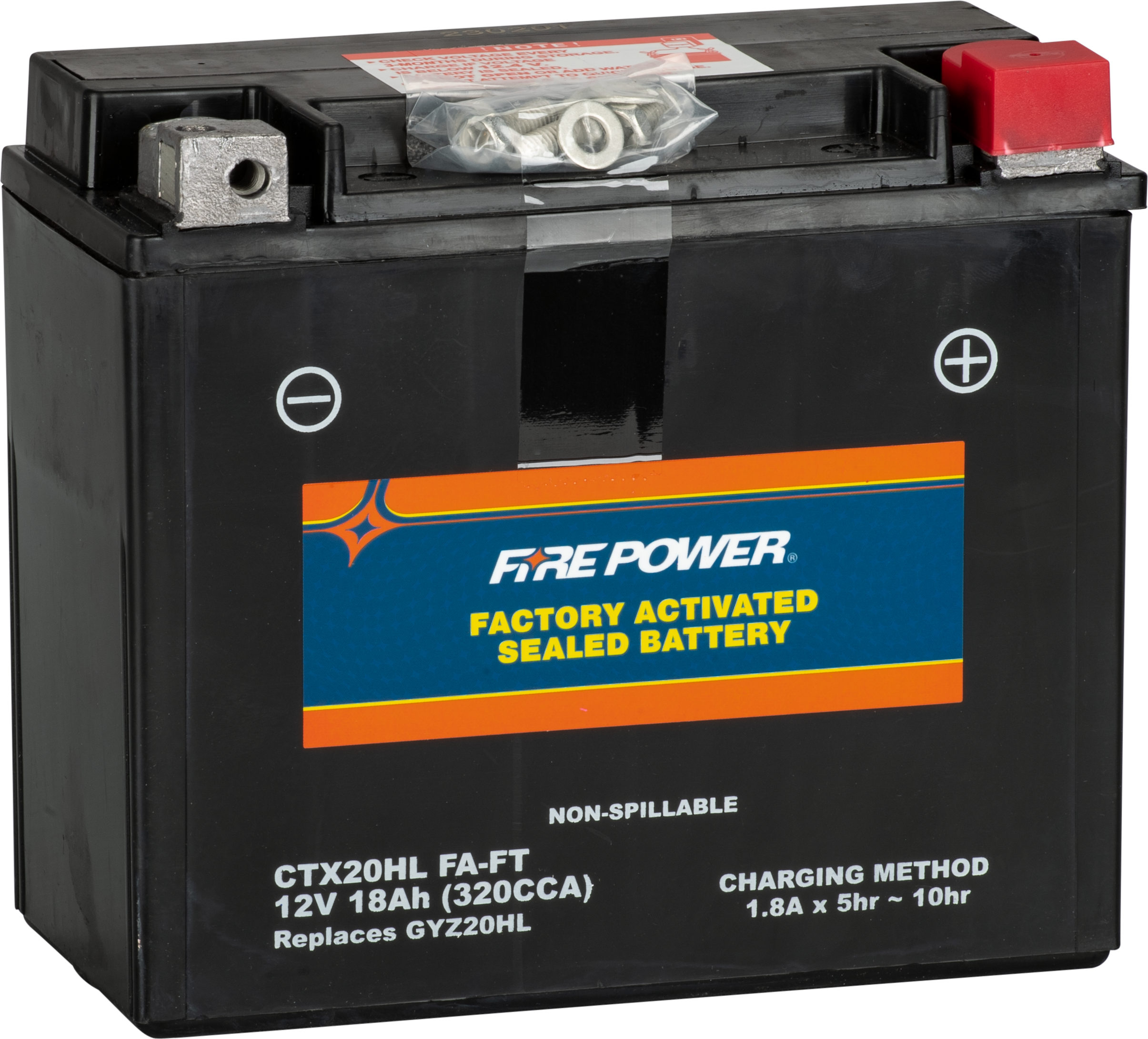 FIRE POWER - BATTERY CTX20HL (FA) FT SEALED FACTORY ACTIVATED - CTX20HL (FA) FT