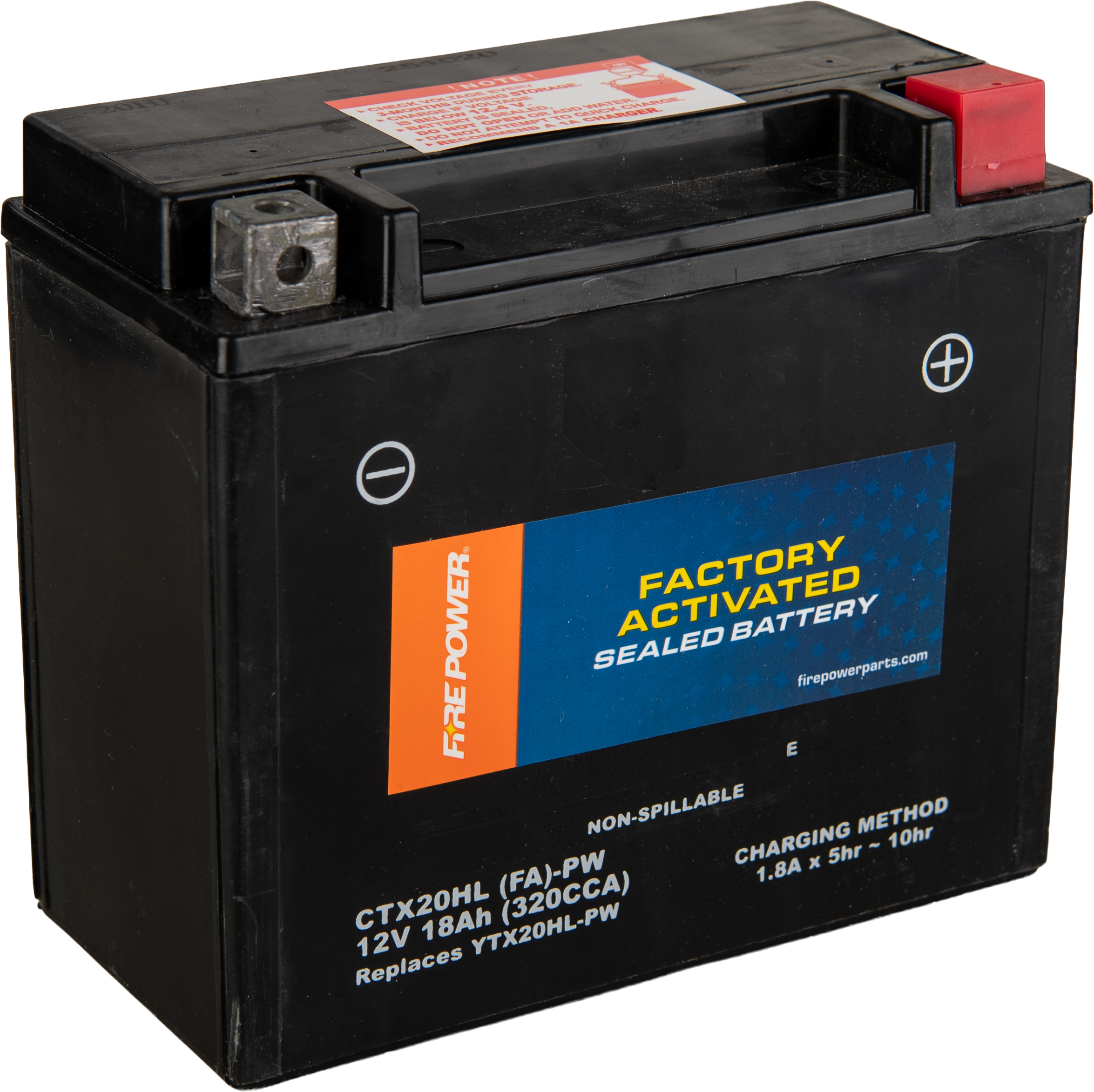 FIRE POWER - BATTERY CTX20HL (FA)-PW SEALED FACTORY ACTIVATED - CTX20HL (FA)-PW