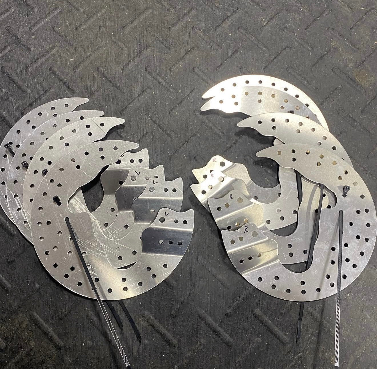 Front Inner Rock Guards TRX450R 04-05