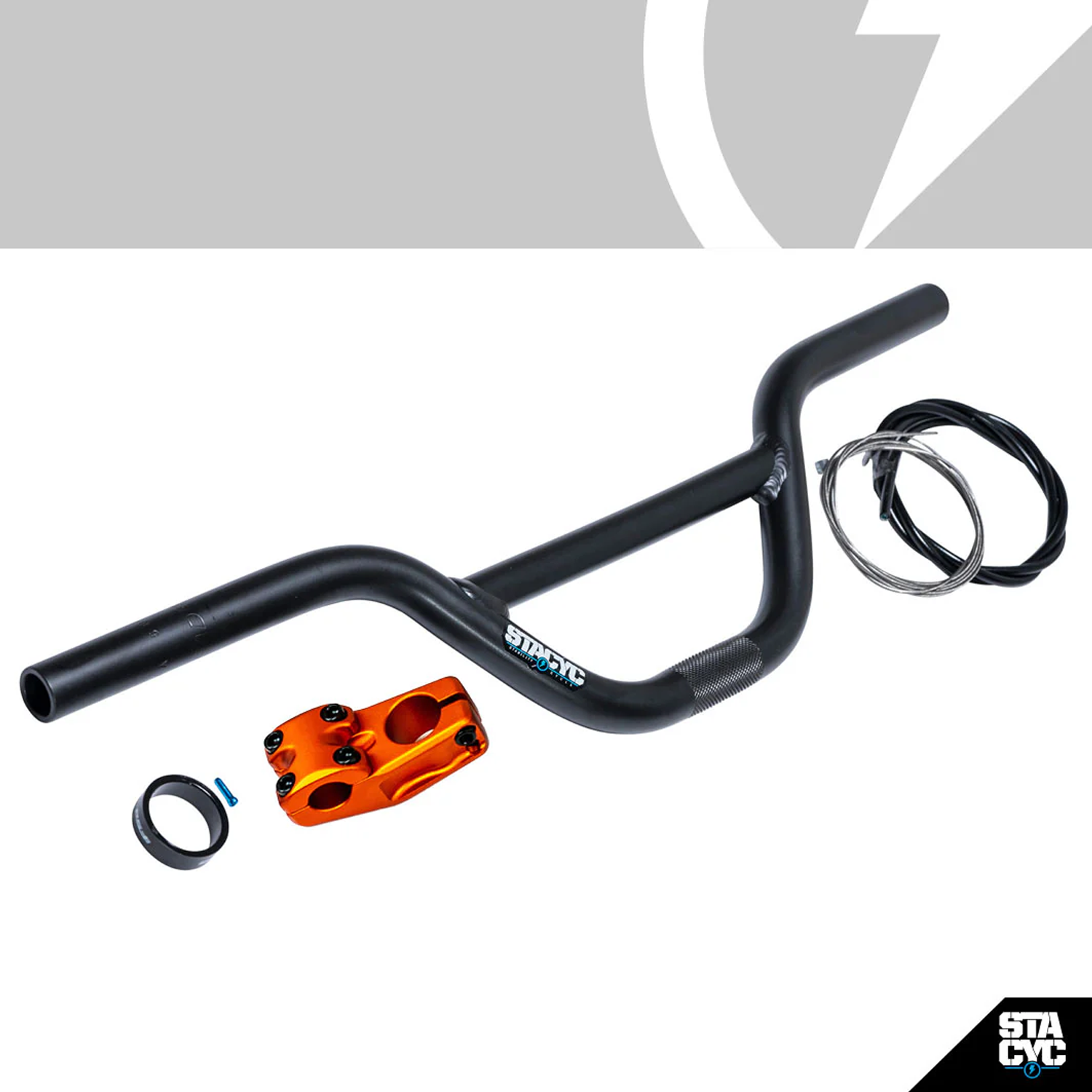 Stacyc 19mm Mini Bar Riser Kit (Orange)