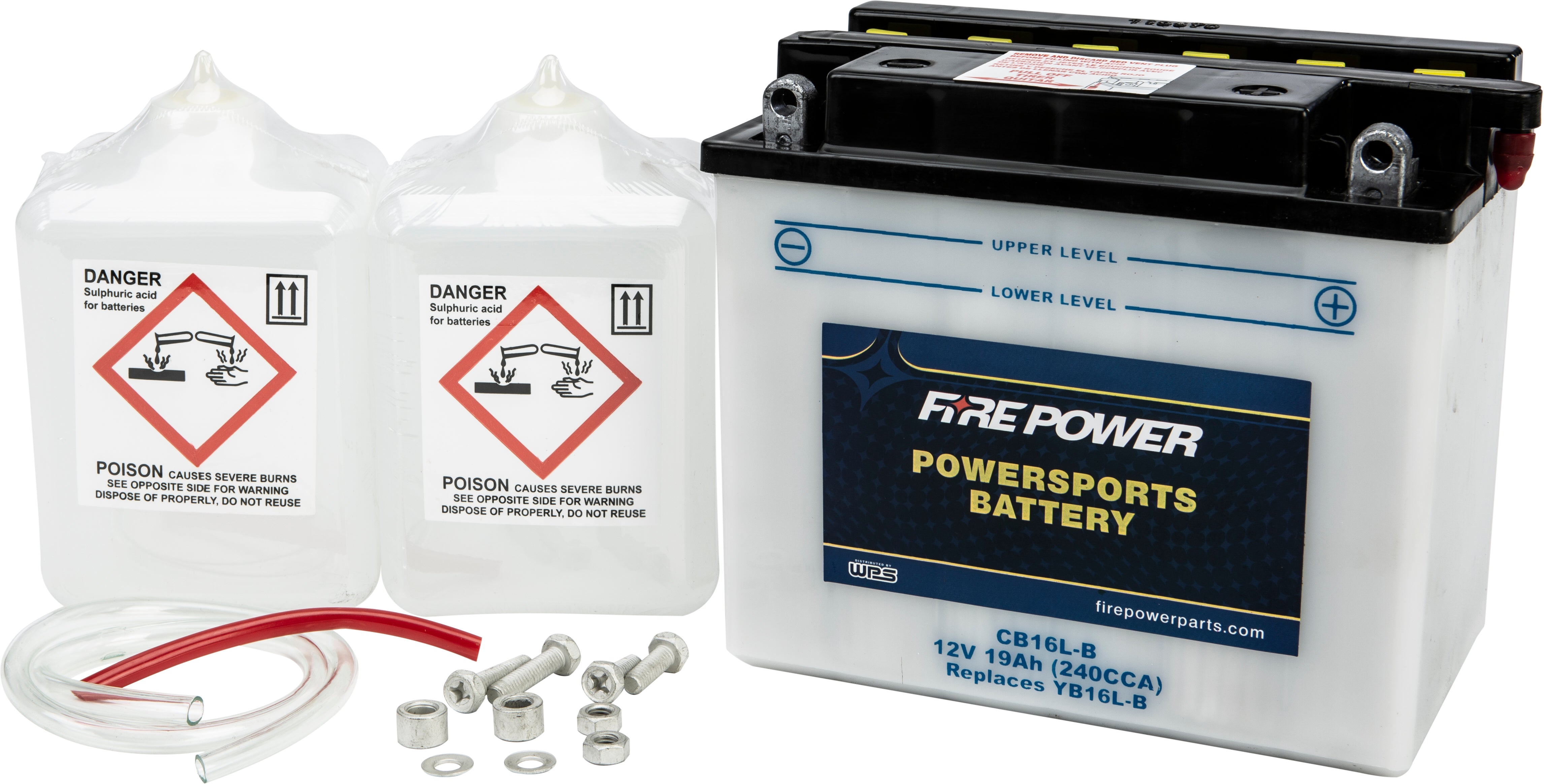 FIRE POWER - BATTERY W/ACID CB16L-B 12V HEAVY DUTY - CB16L-B