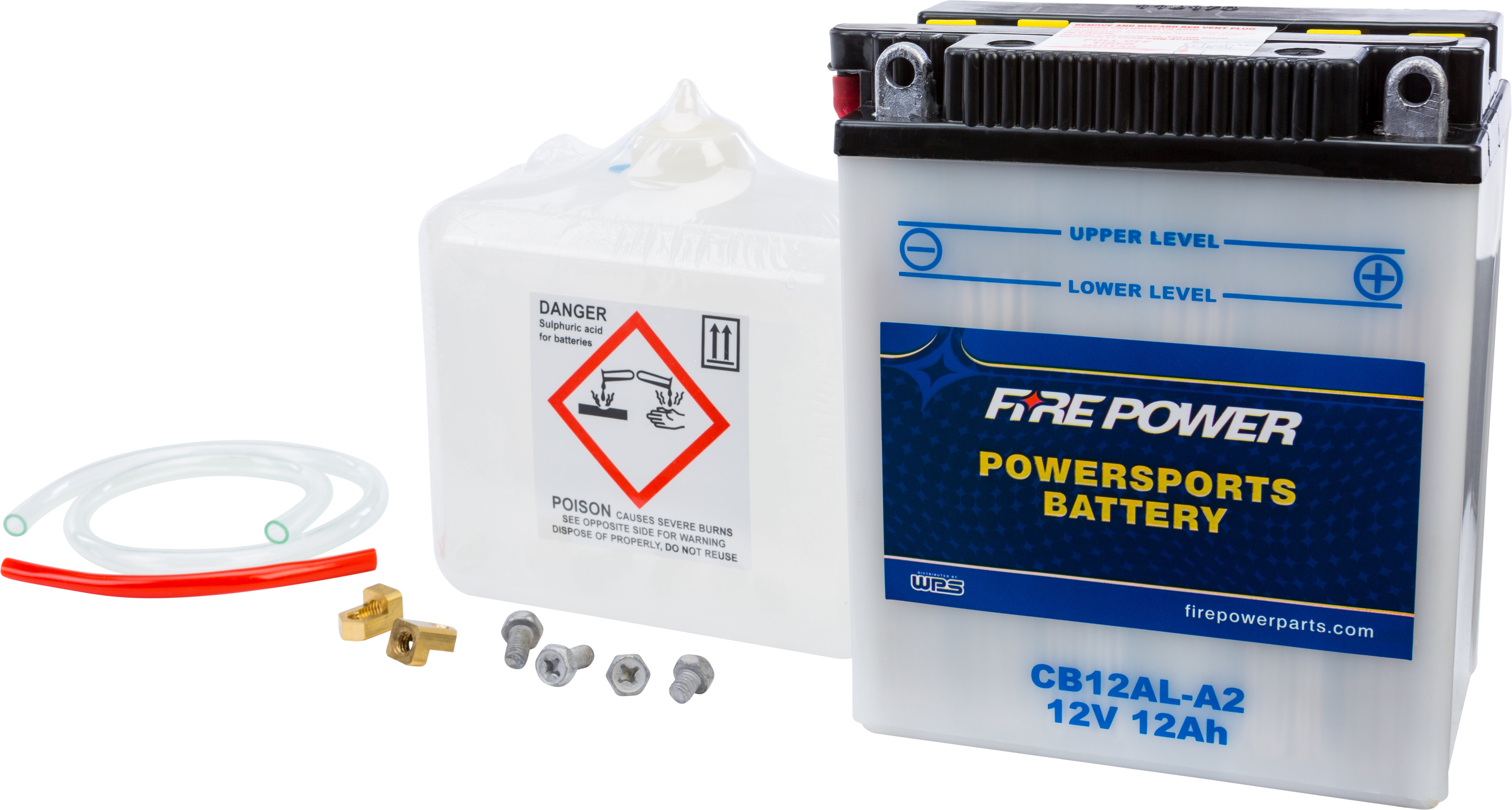 FIRE POWER - BATTERY W/ACID CB12AL-A2 12V HEAVY DUTY - CB12AL-A2