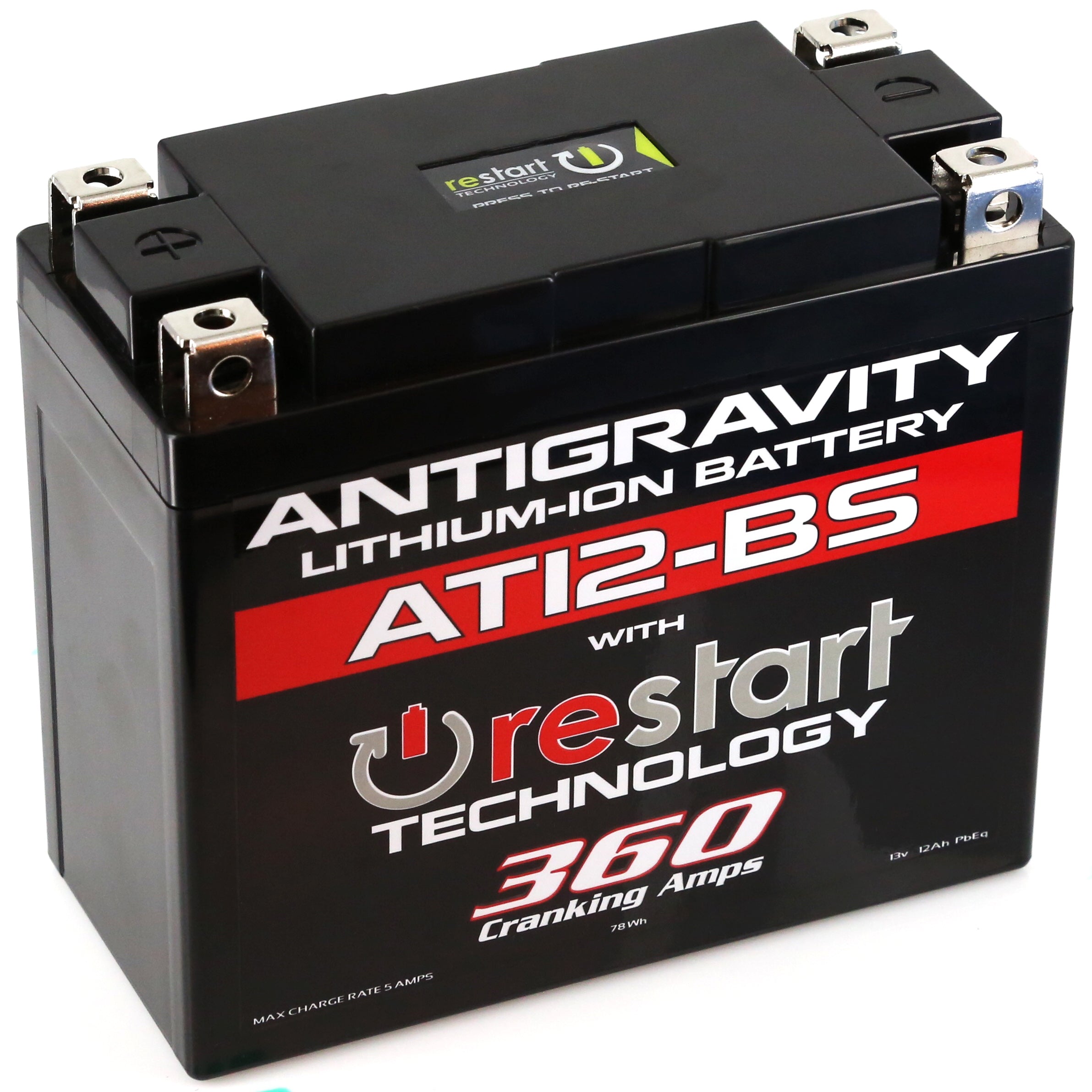 ANTIGRAVITY - LITHIUM BATTERY AT12BS-RS 360 CA - AG-AT12BS-RS