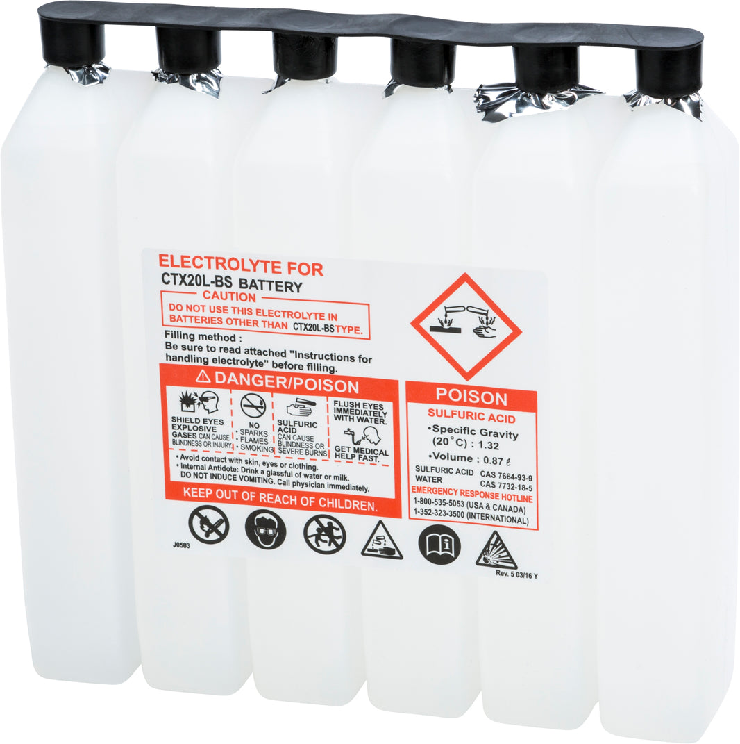 FIRE POWER - SEALED BATTERY ELECTROLYTE PACK 870CC - 900CC CTX