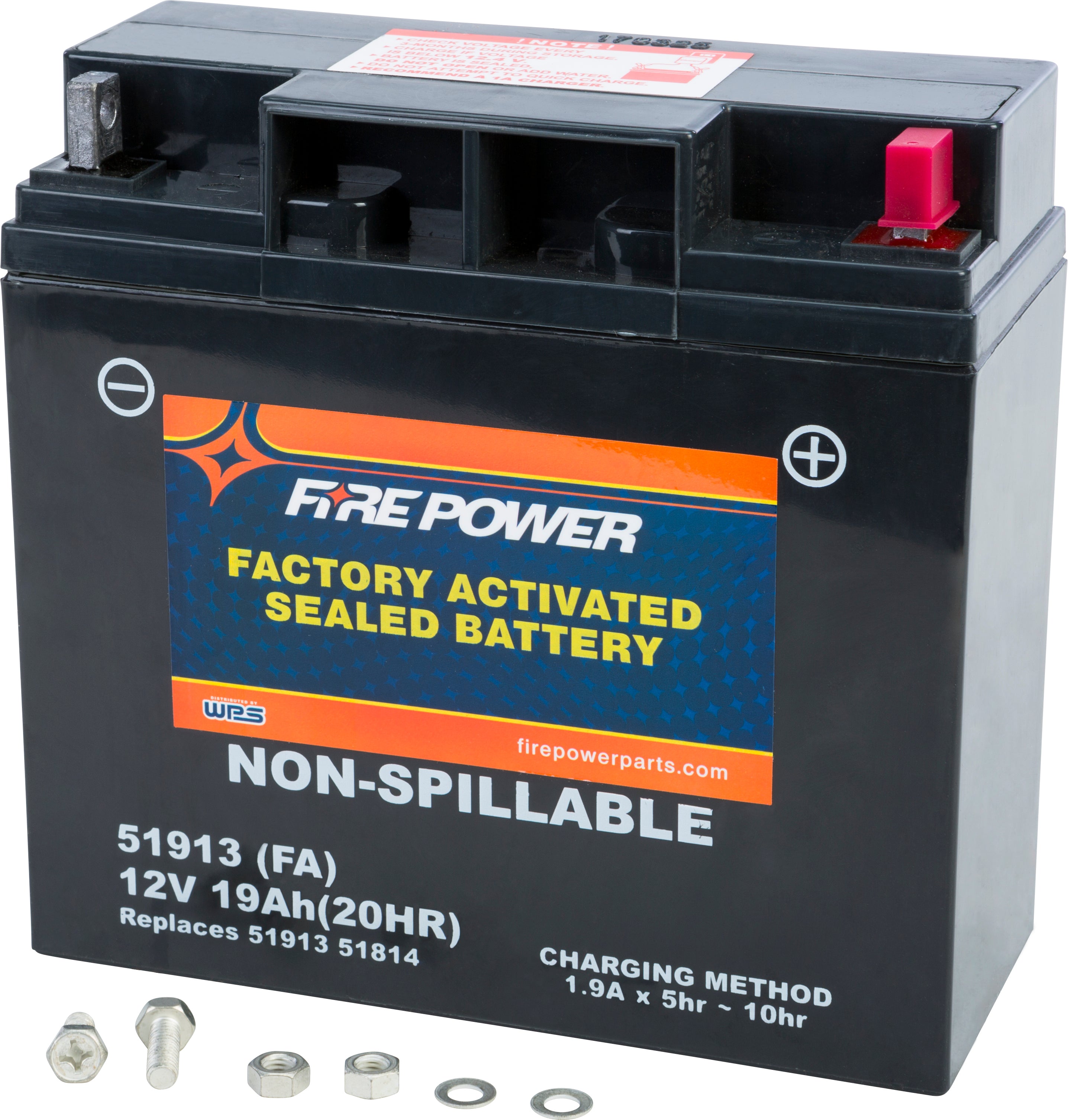 FIRE POWER - BATTERY 51913 SEALED FACTORY ACTIVATED - 51913(FA)