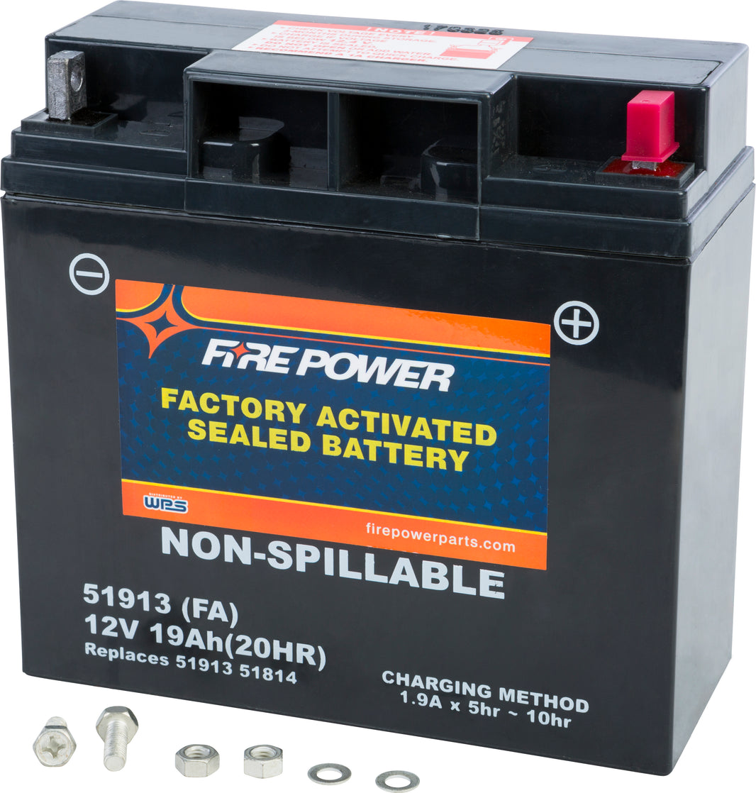 FIRE POWER - BATTERY 51913 SEALED FACTORY ACTIVATED - 51913(FA)