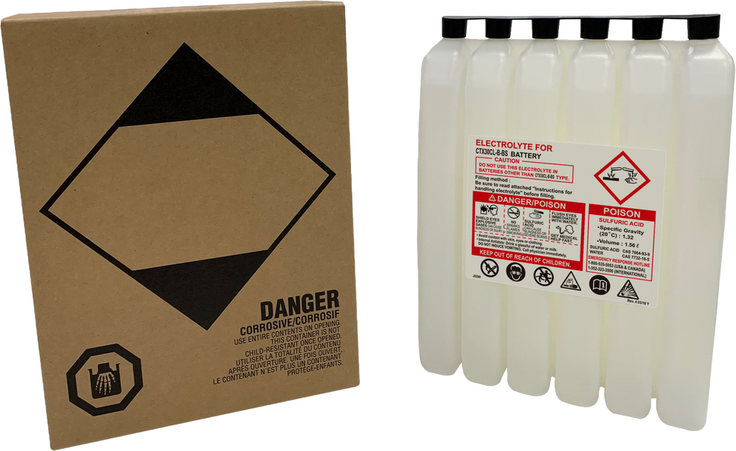 FIRE POWER - SEALED BATTERY ELECTROLYTE PACK 1560CC - 1560CC CTX