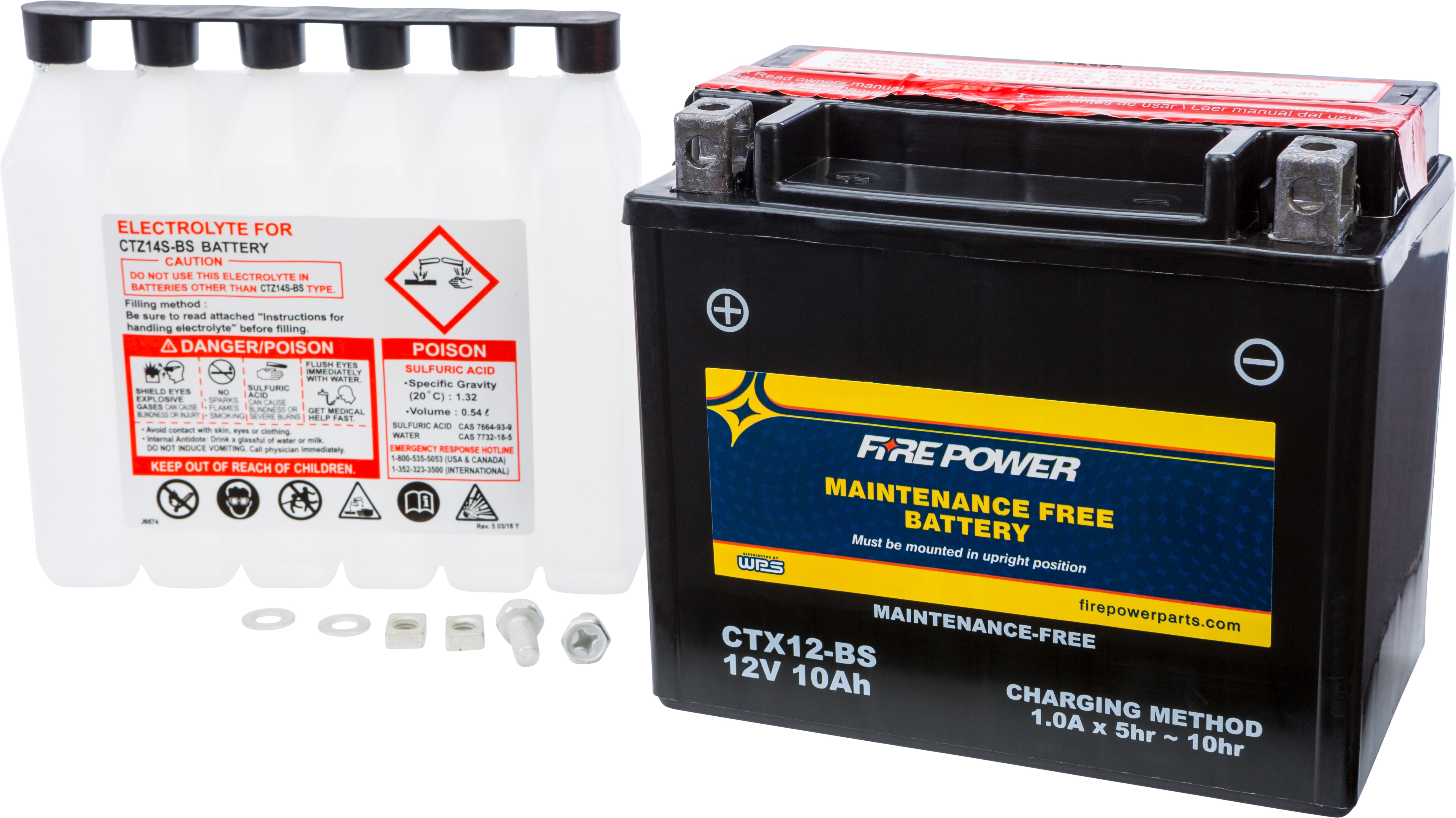 FIRE POWER - BATTERY CTX12-BS MAINTENANCE FREE - CTX12-BS