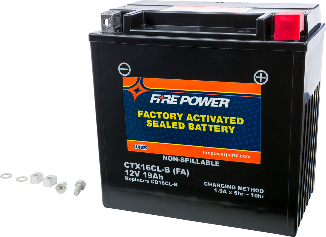 FIRE POWER - BATTERY CTX16CL-B SEALED FACTORY ACTIVATED - CT16CL-B-BS(FA)