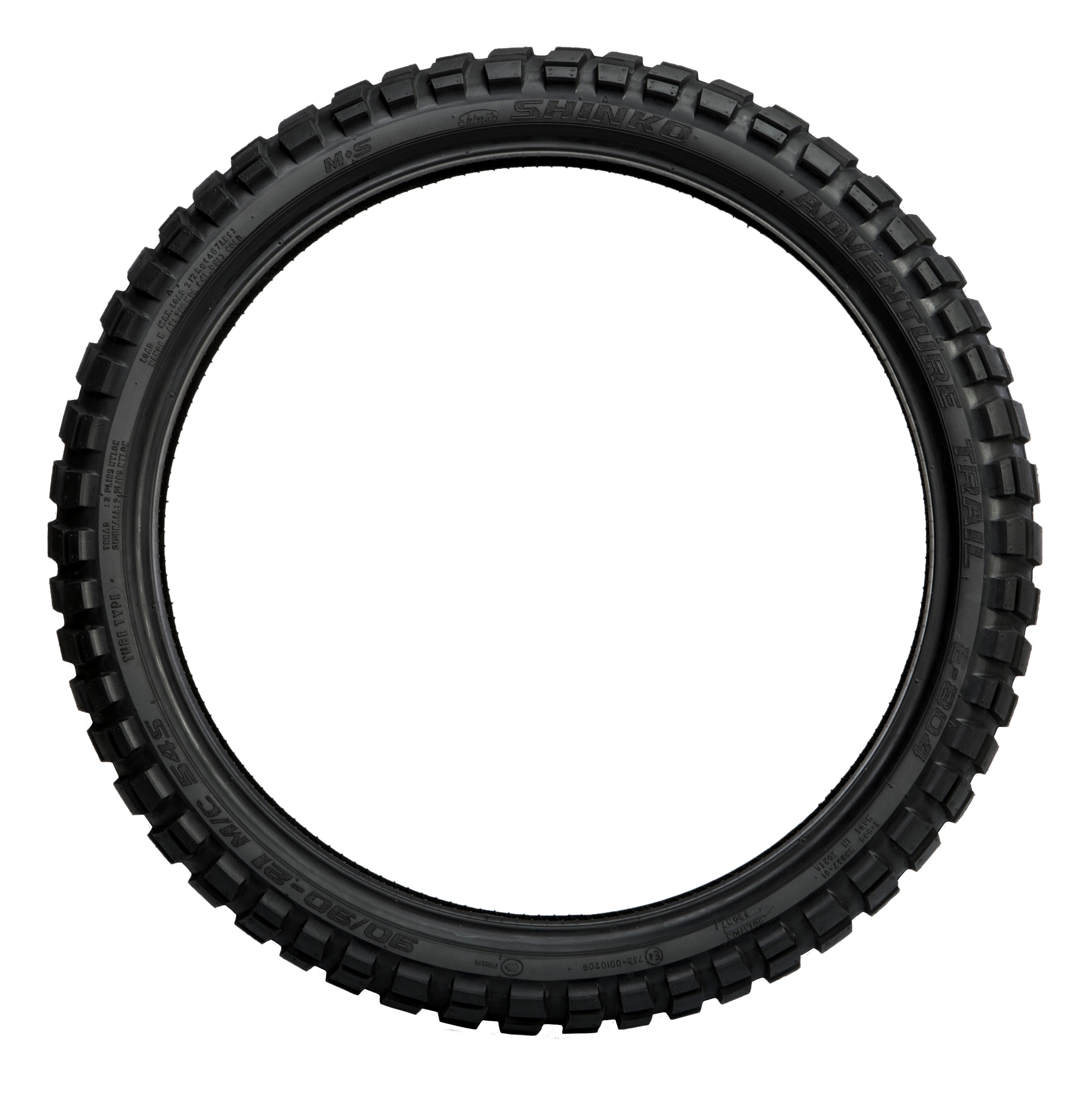 SHINKO - TIRE 804 DUAL SPORT FRONT REF 110/80B19 59Q B/BIAS TL REF - 87-4714