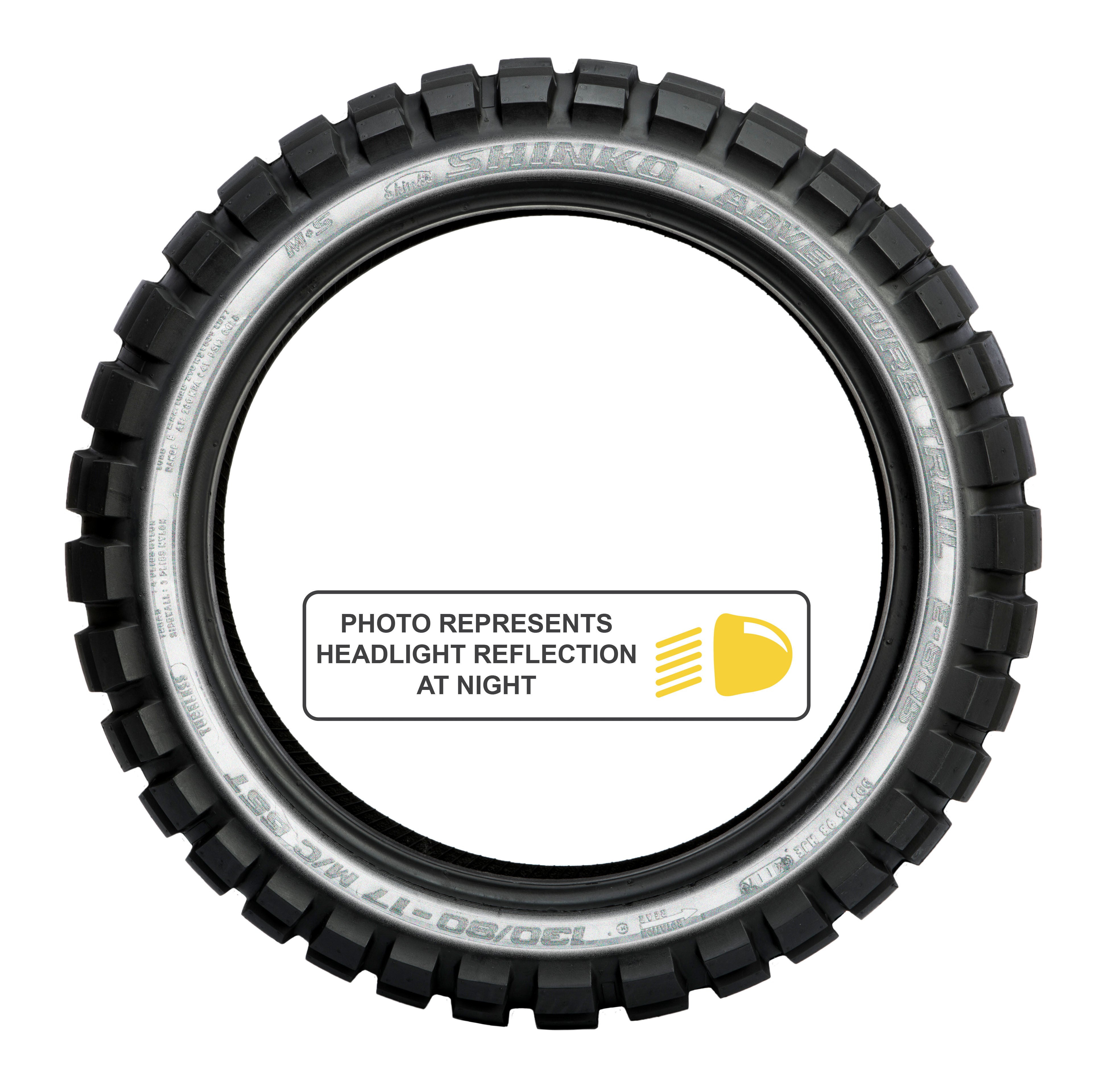 SHINKO - TIRE 805 DUAL SPORT REAR REF 130/80-17 65T BIAS TL REF - 87-4716