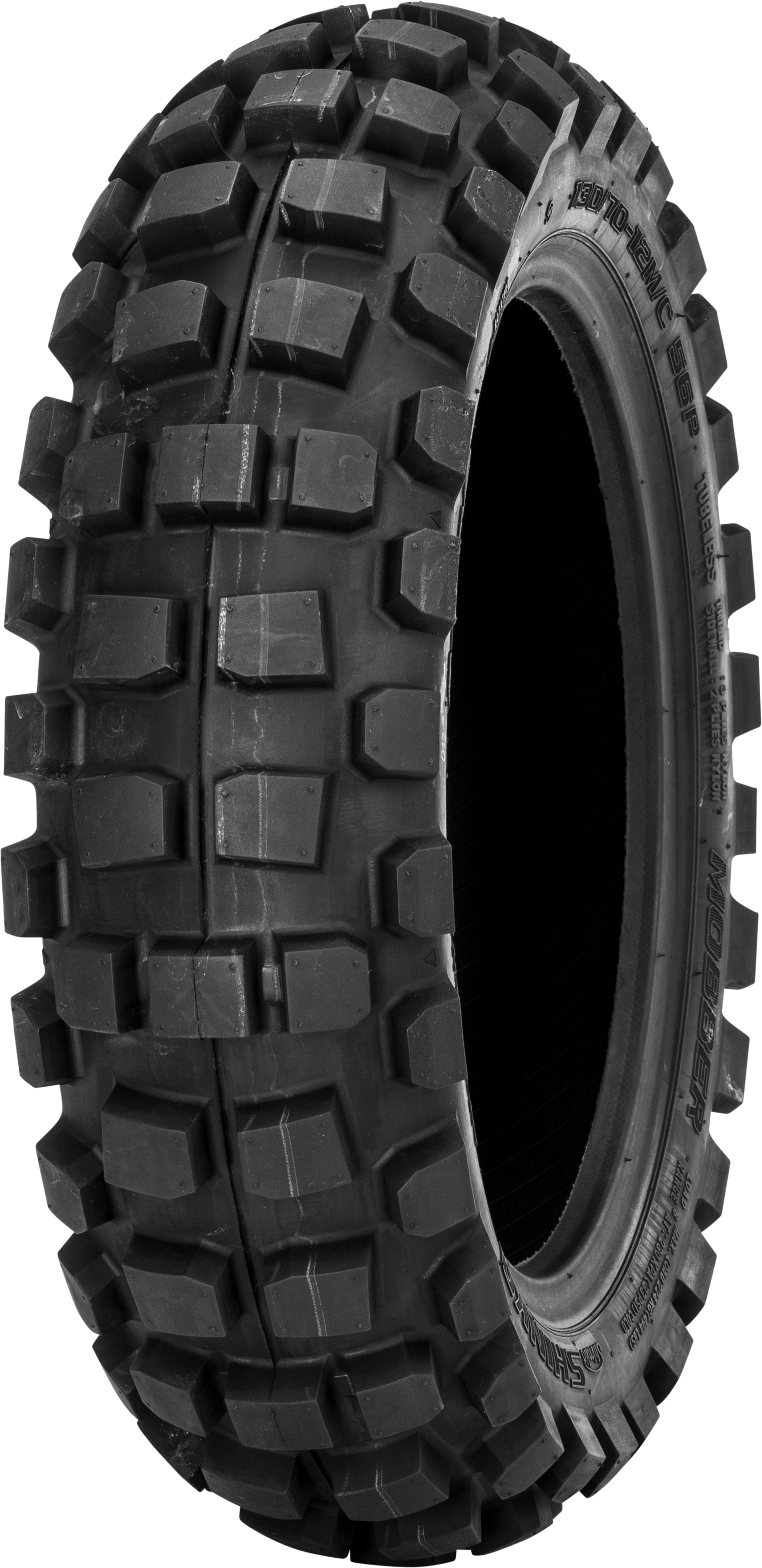 SHINKO - TIRE 505 MOBBER REAR 130/70-12 56P BIAS TL - 87-4791