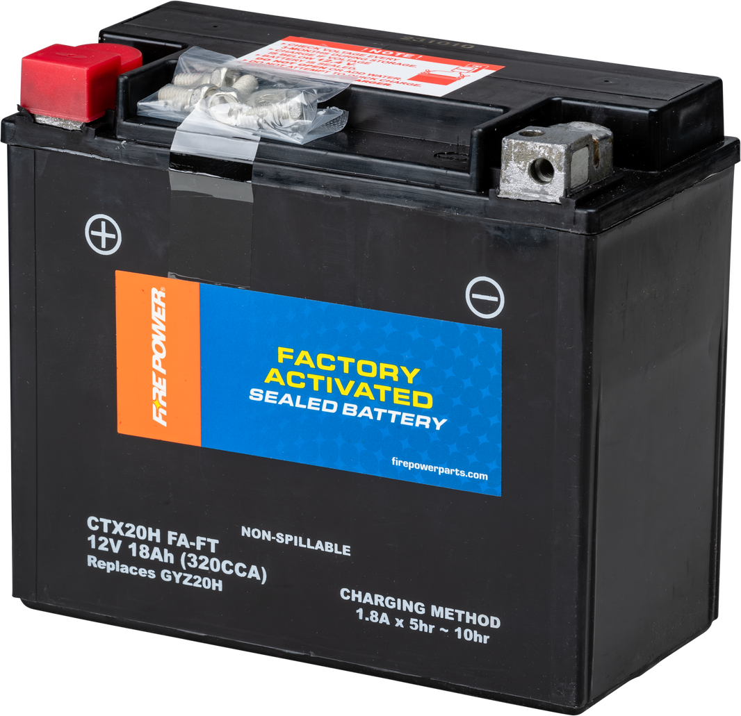 FIRE POWER - BATTERY CTX20H (FA) FT SEALED FACTORY ACTIVATED - CTX20H (FA) FT