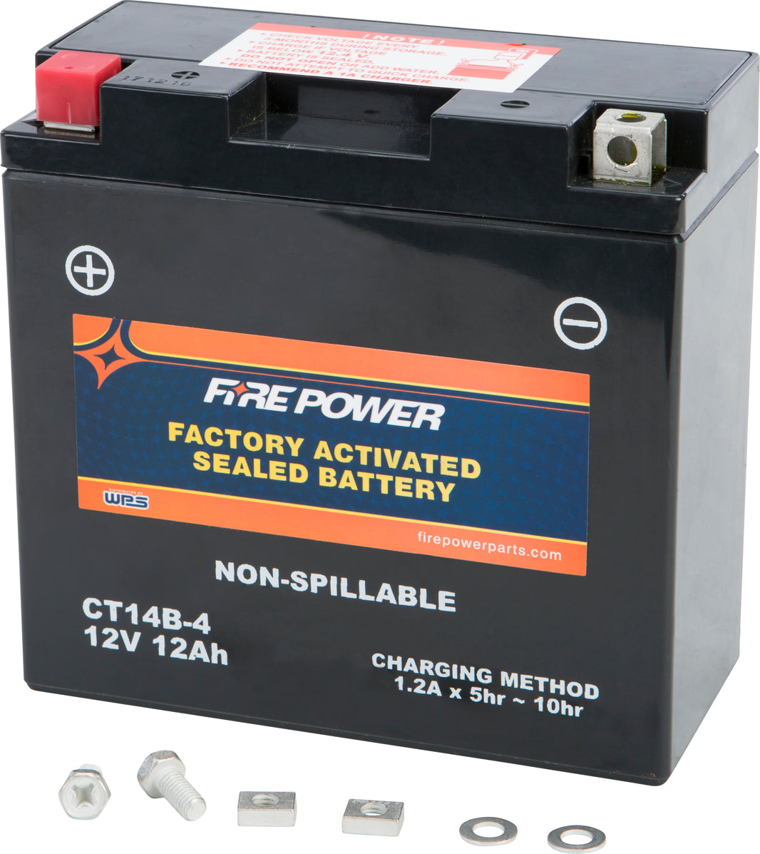 FIRE POWER - BATTERY CT14B-4 CT14B SEALED FACTORY ACTIVATED - CT14B-4